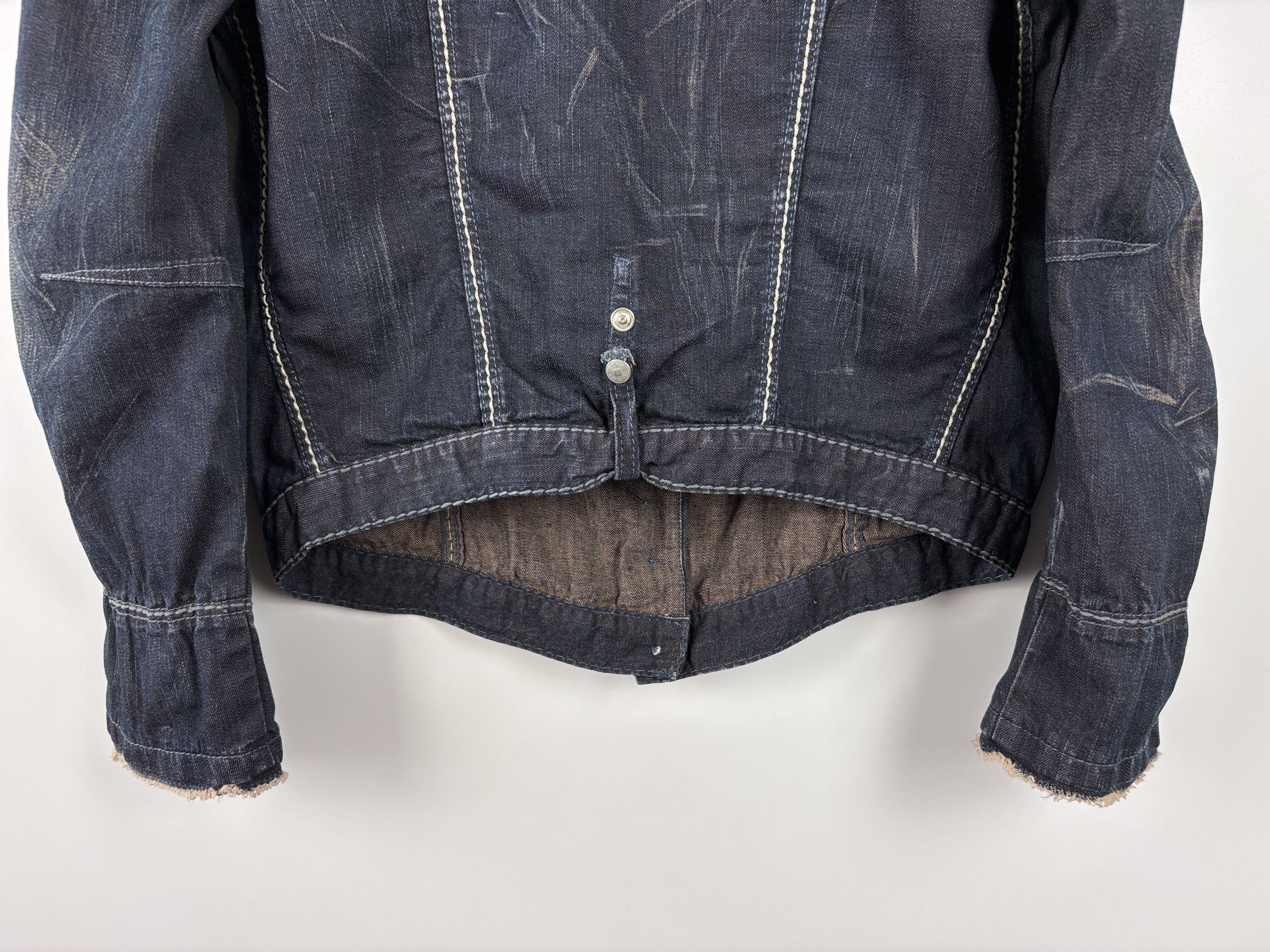 Marithe + Francois Girbaud × Vintage Vintage Marithe Francois Girbaud Denim Jacket Trucker US 27 Size M / US 6-8 / IT 42-44 - 6 Thumbnail