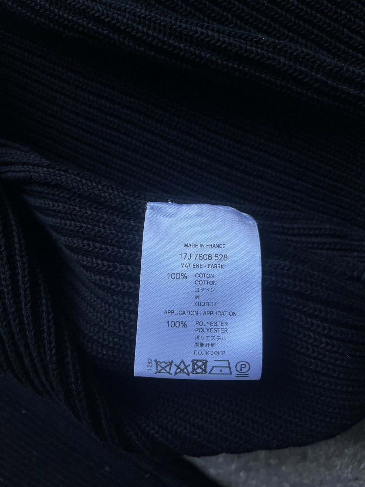 Givenchy Givenchy Black Ribbed Sweater with Triangle Graphic Size US M / EU 48-50 / 2 - 5 Thumbnail