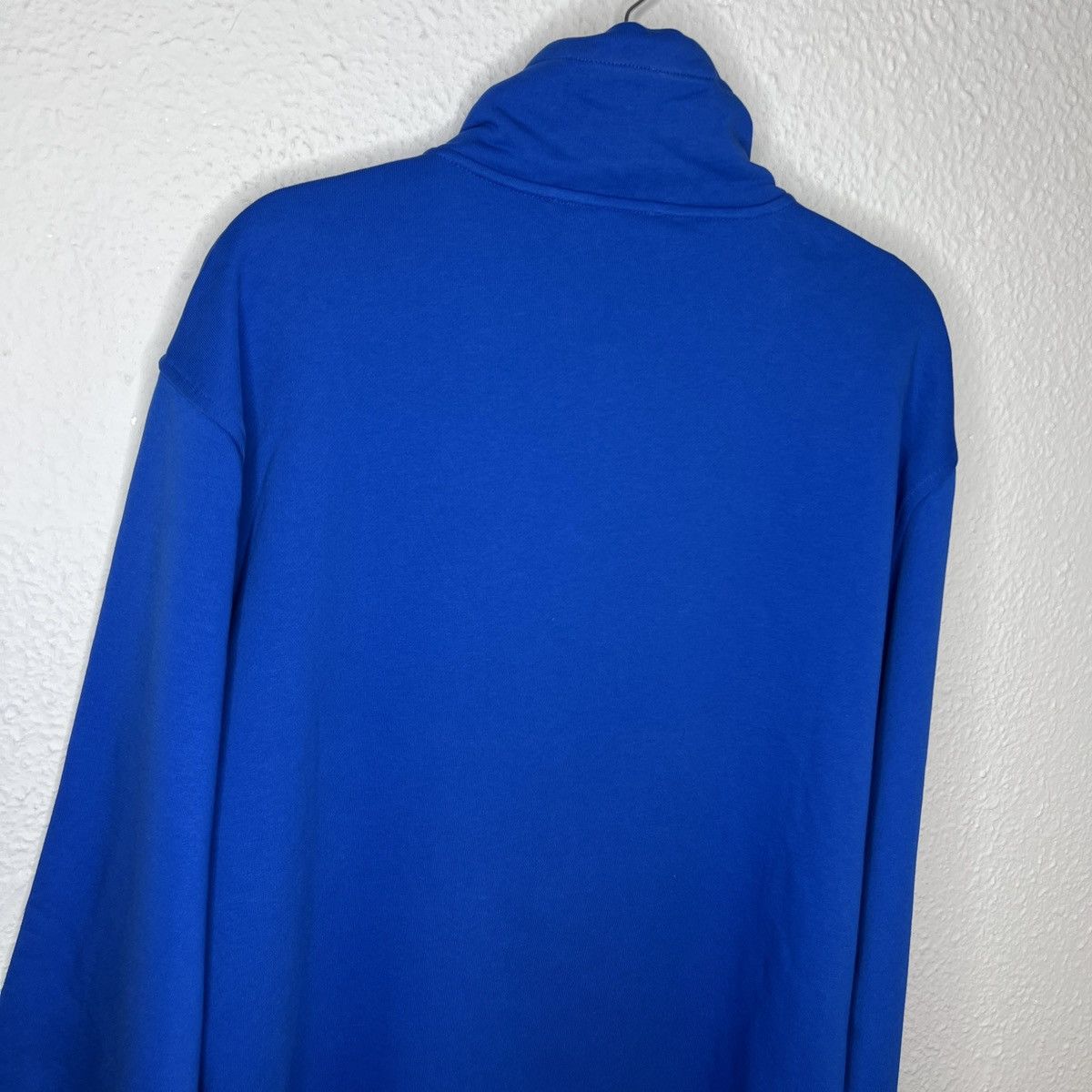 Alexander McQueen Alexander Mcqueen MCQ Sweatshirt Half Zip Blue Navy Logo Size US XL / EU 56 / 4 - 9 Thumbnail