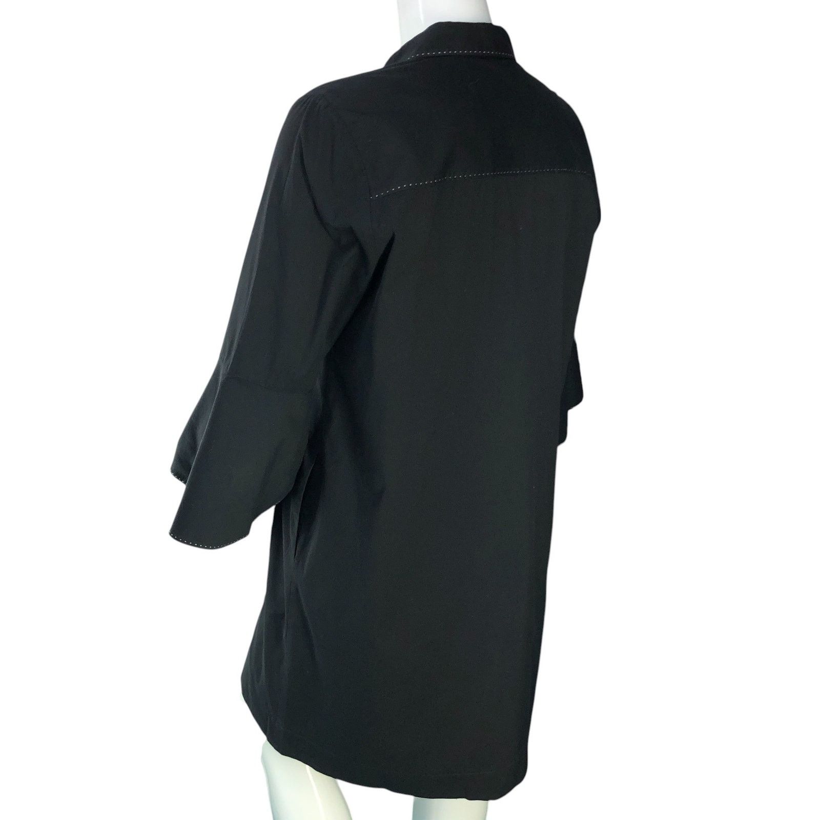 Lafayette 148 Lafayette 148 Sz 18 Dress Popover Poplin Bell Sleeve POCKETS Size XXL / US 16-18 / IT 52-54 - 6 Thumbnail