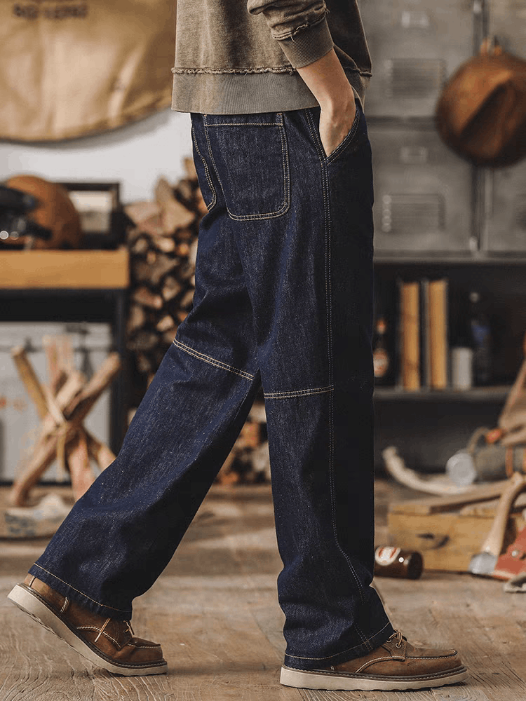 Japanese Brand × Vintage High Street Vintage Loose Jeans Blue Size US 32 / EU 48 - 2 Thumbnail