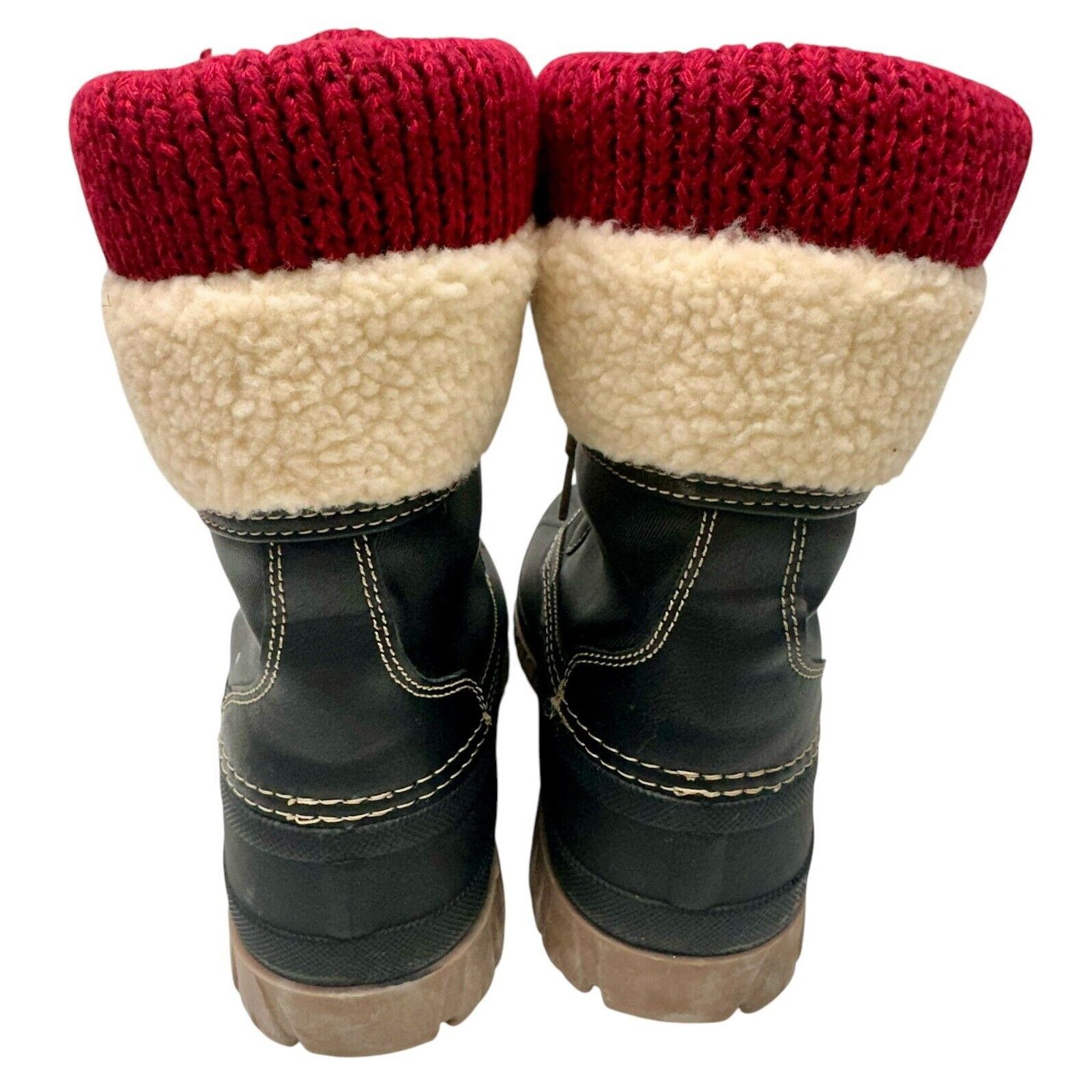 Other Storm by Cougar Creek Cove Women Faux Shearling Snow Boots 7 Size US 4.5 / IT 34.5 - 5 Thumbnail