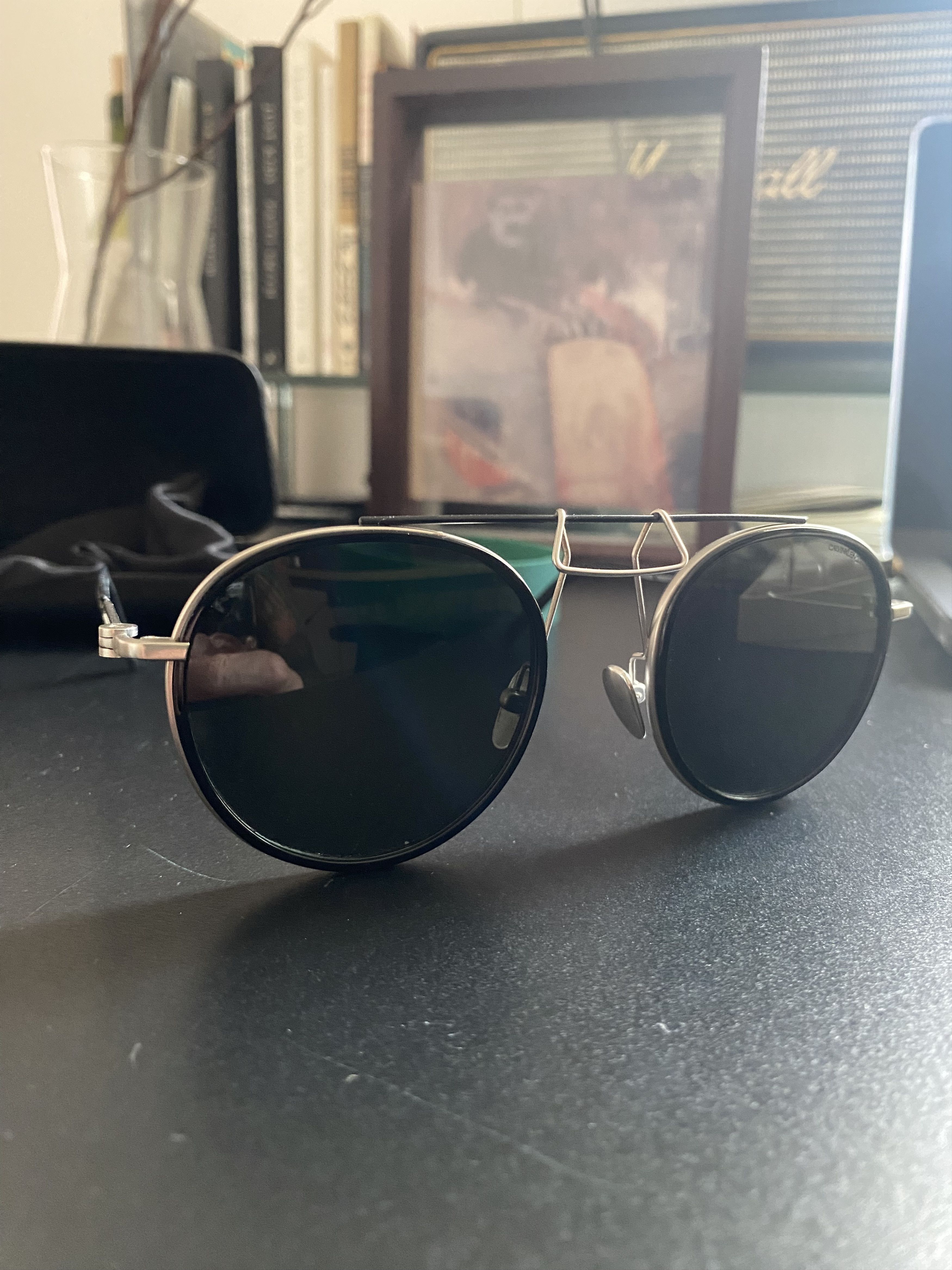 Calvin Klein 205W39NYC Titanium Light weight 205W39NYC Sunglasses Size ONE SIZE - 14 Thumbnail