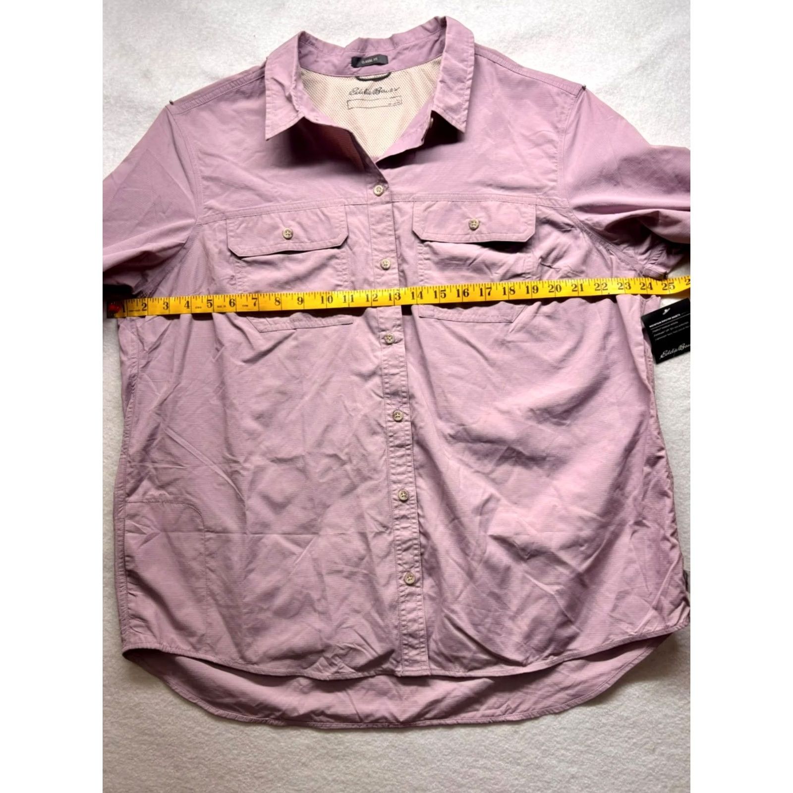 Eddie Bauer Eddie Bauer UPF Guide Long Sleeve Shirt Womens XL Purple Button-Up Long Sleeve Size XL / US 12-14 / IT 48-50 - 6 Thumbnail