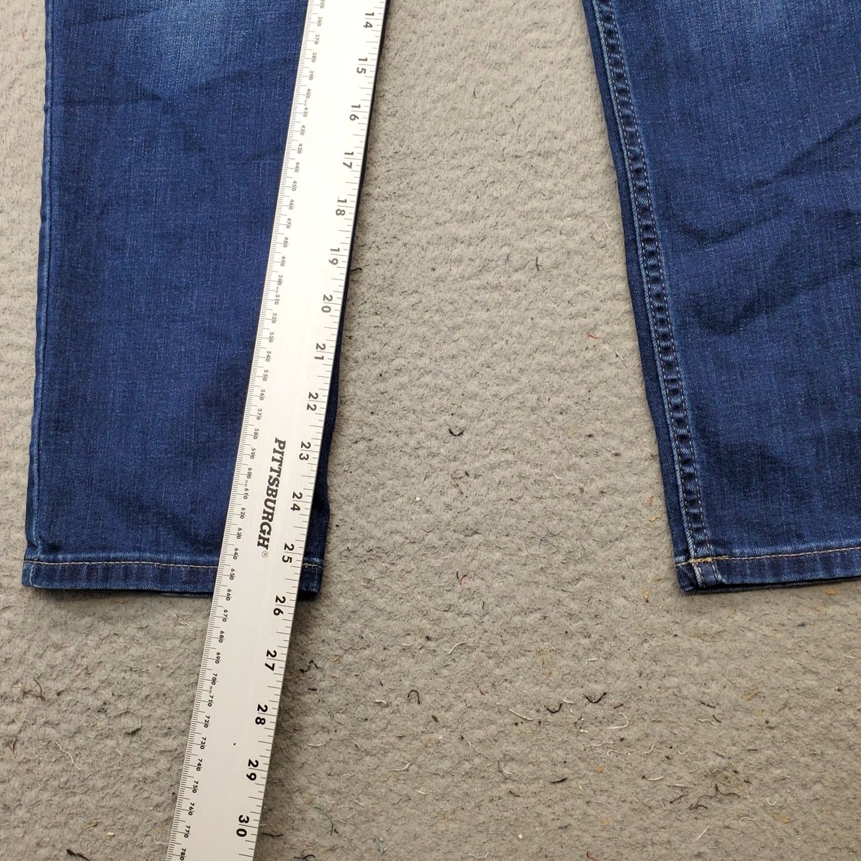 Calvin Klein Calvin Klein Jeans Womens 29P Slim Fit Blue Denim Stretch High Rise Petite 5-Pocket Size 29" - 4 Thumbnail