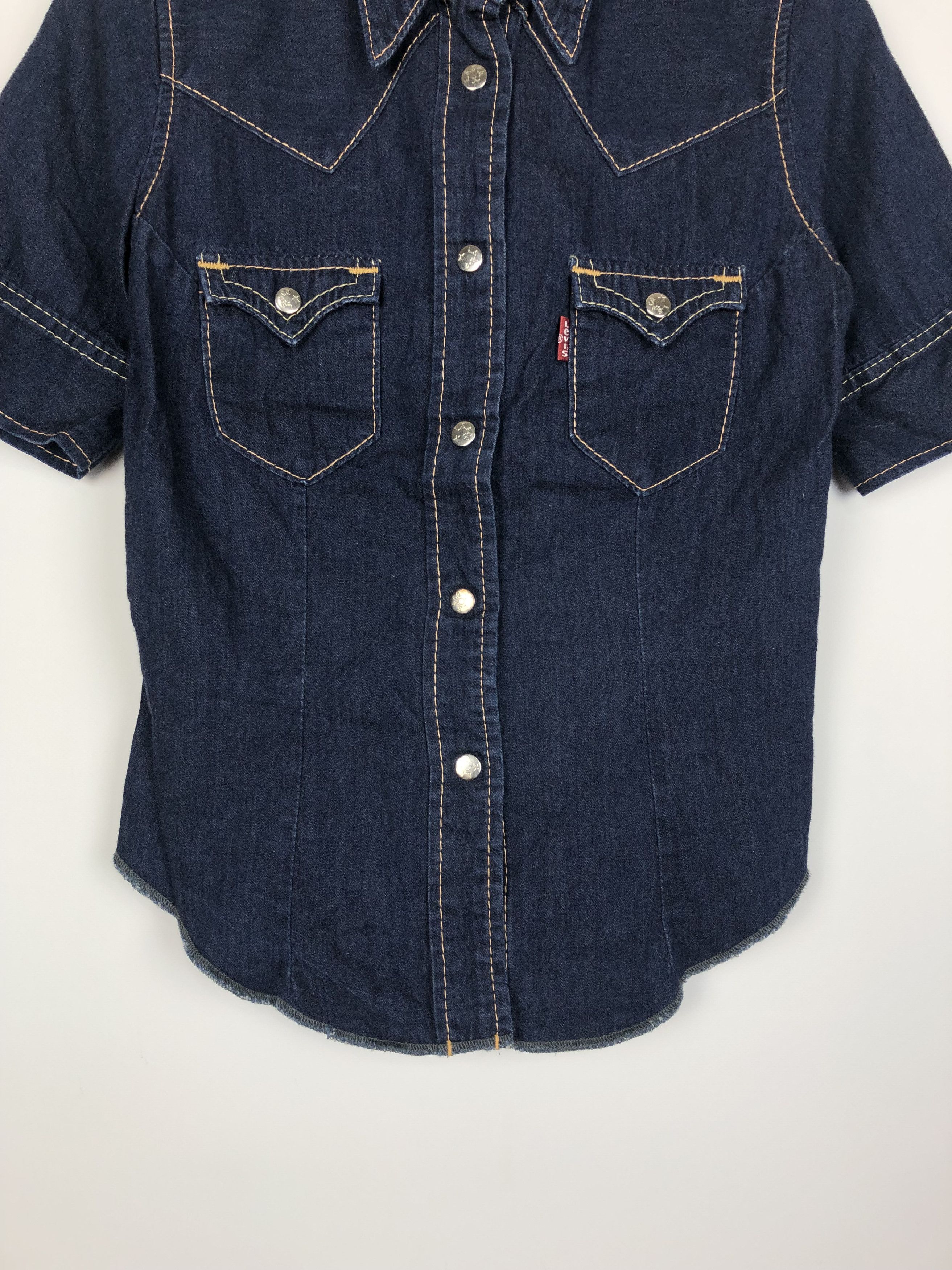 Japanese Brand Levis Type 1 Jeans Denim Shirt Blue size S Size S / US 4 / IT 40 - 3 Thumbnail