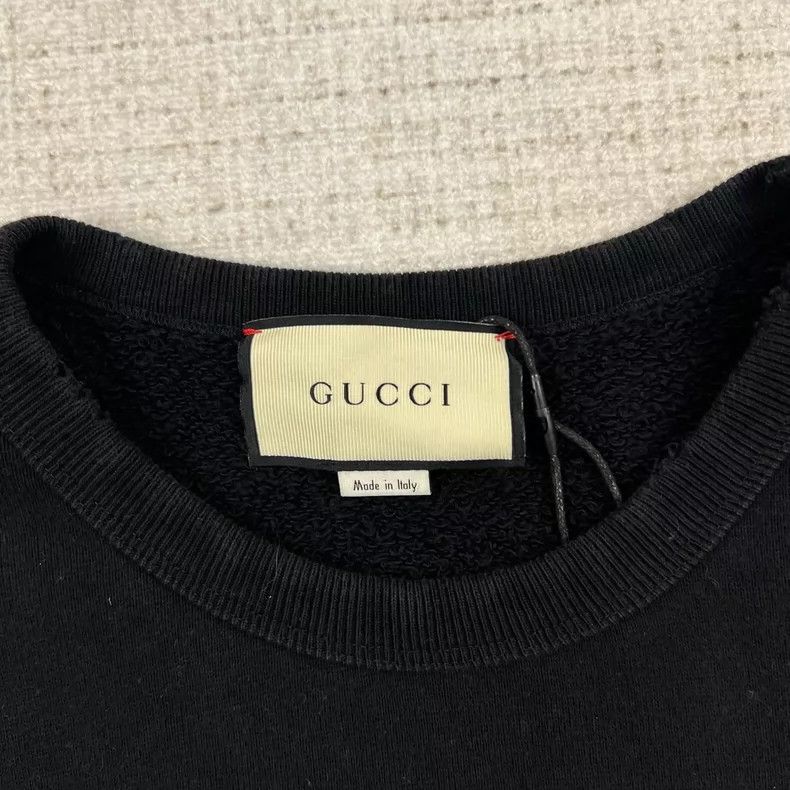Gucci Gucci Double G square logo old destruction round-neck sweat Size US M / EU 48-50 / 2 - 4 Thumbnail