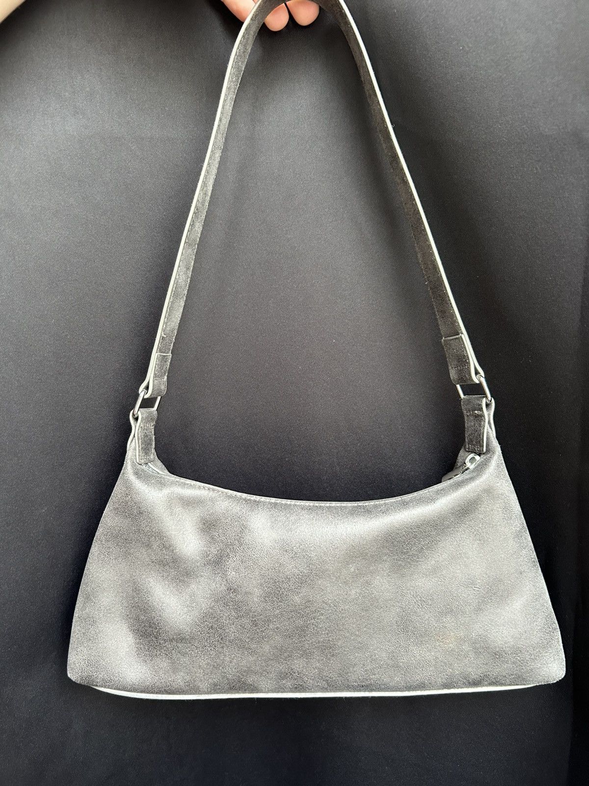 H&M Dark Gray Shoulder Bag Size ONE SIZE - 4 Thumbnail