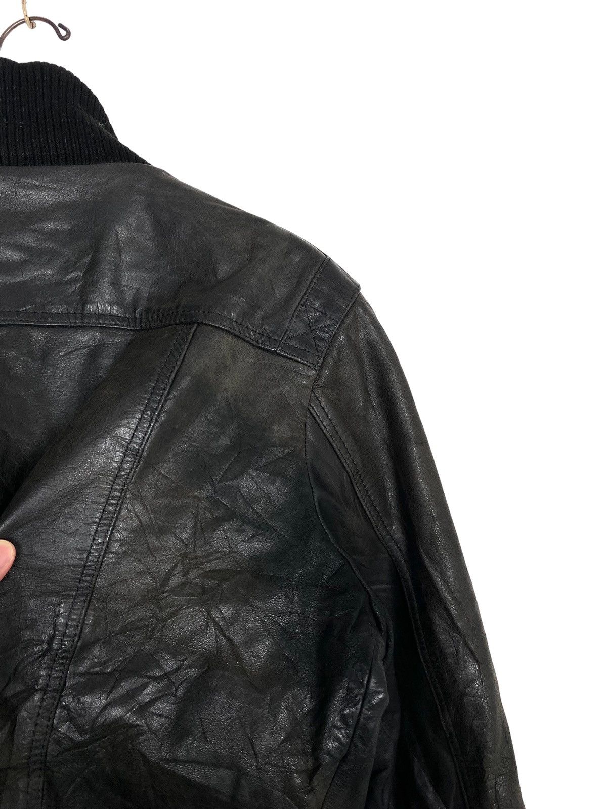 Japanese Brand Rare‼️ Jules Collection Buffalos Skin Leather Jacket Size US M / EU 48-50 / 2 - 12 Thumbnail