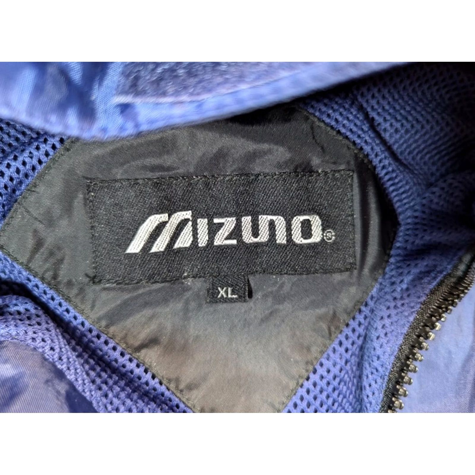 Mizuno Mizuno Windbreaker Hooded Training Black Blue size XL Mens Size US XL / EU 56 / 4 - 6 Thumbnail