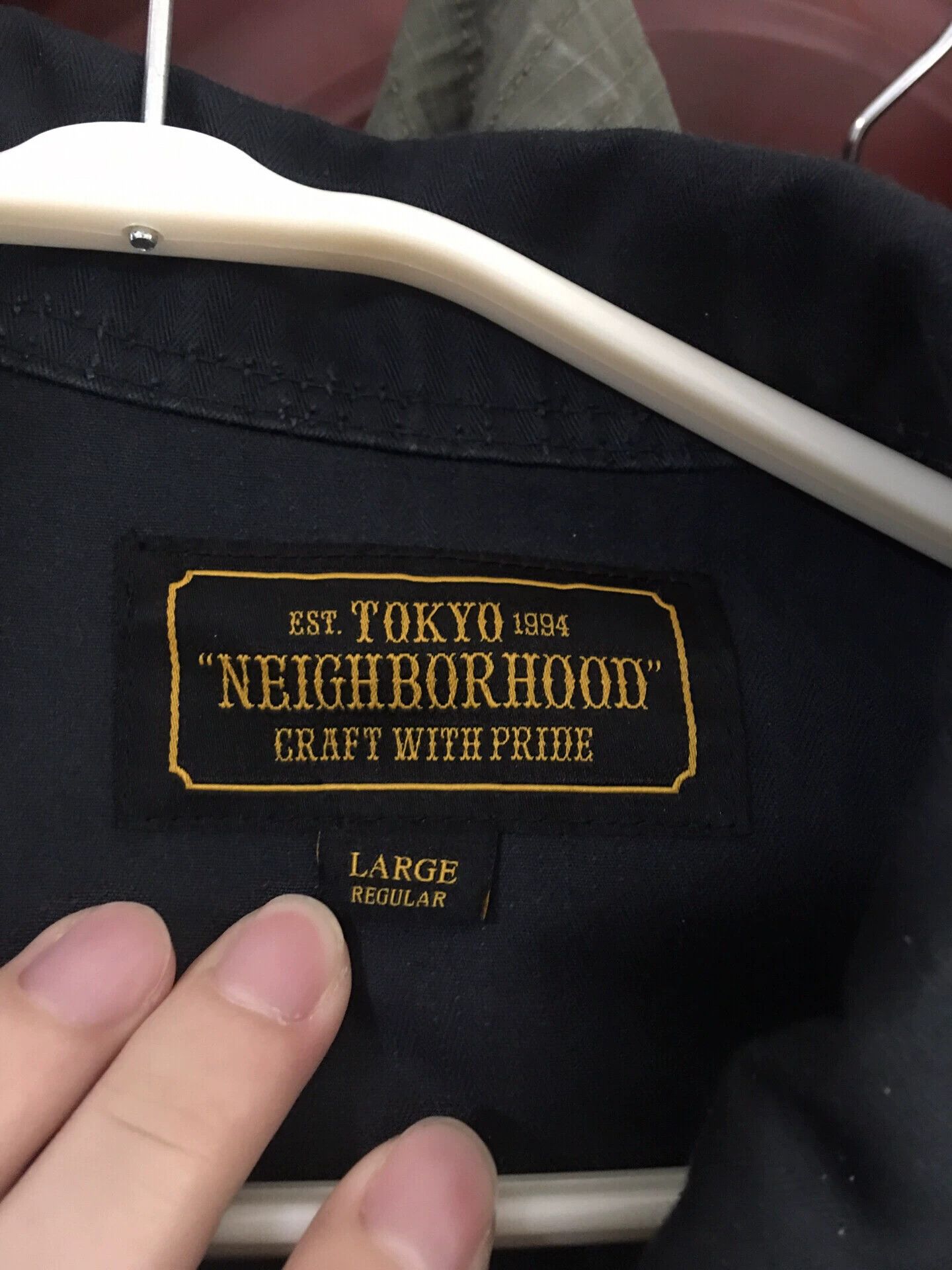 Neighborhood Neighborhood 2-Pocket Carbon Black Washed L Jacket (Rare) Size US L / EU 52-54 / 3 - 3 Thumbnail