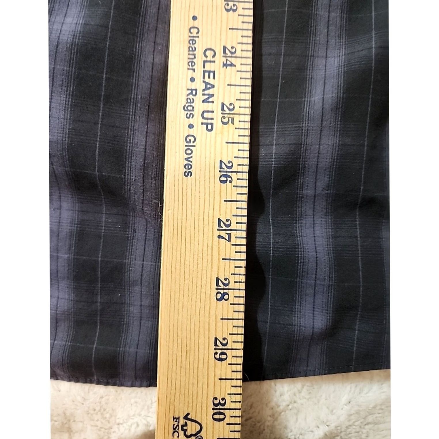 Ariat Ariat Shirt Mens Large Black Plaid Button-Up Wrinkle Resistant Western Cotton Long Sleeve Casual Workwear Size US L / EU 52-54 / 3 - 8 Thumbnail