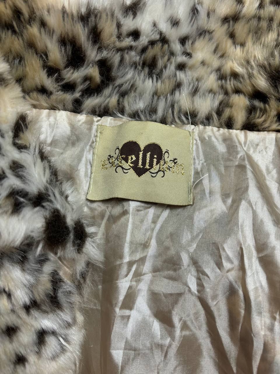 If Six Was Nine × Vintage Vintage Y2K Opium Fuzzy Fur Owens Style Leopard Skin Jacket Size US S / EU 44-46 / 1 - 4 Thumbnail