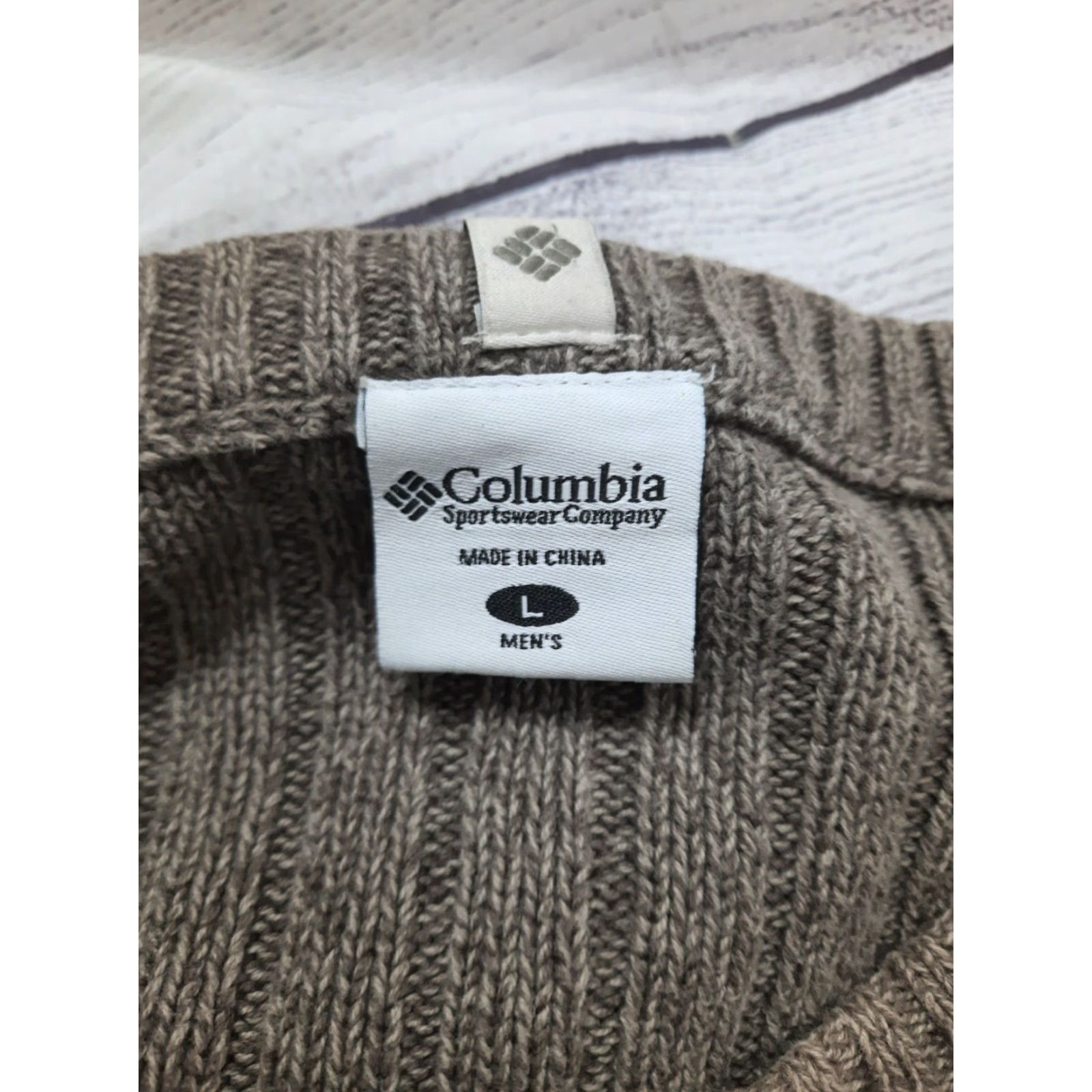 Vintage VINTAGE Columbia Sportswear Men’s Size L Sweater Long Sleeve Pullover Brown Crewneck Heavyweight Knit S3M Size US L / EU 52-54 / 3 - 2 Thumbnail