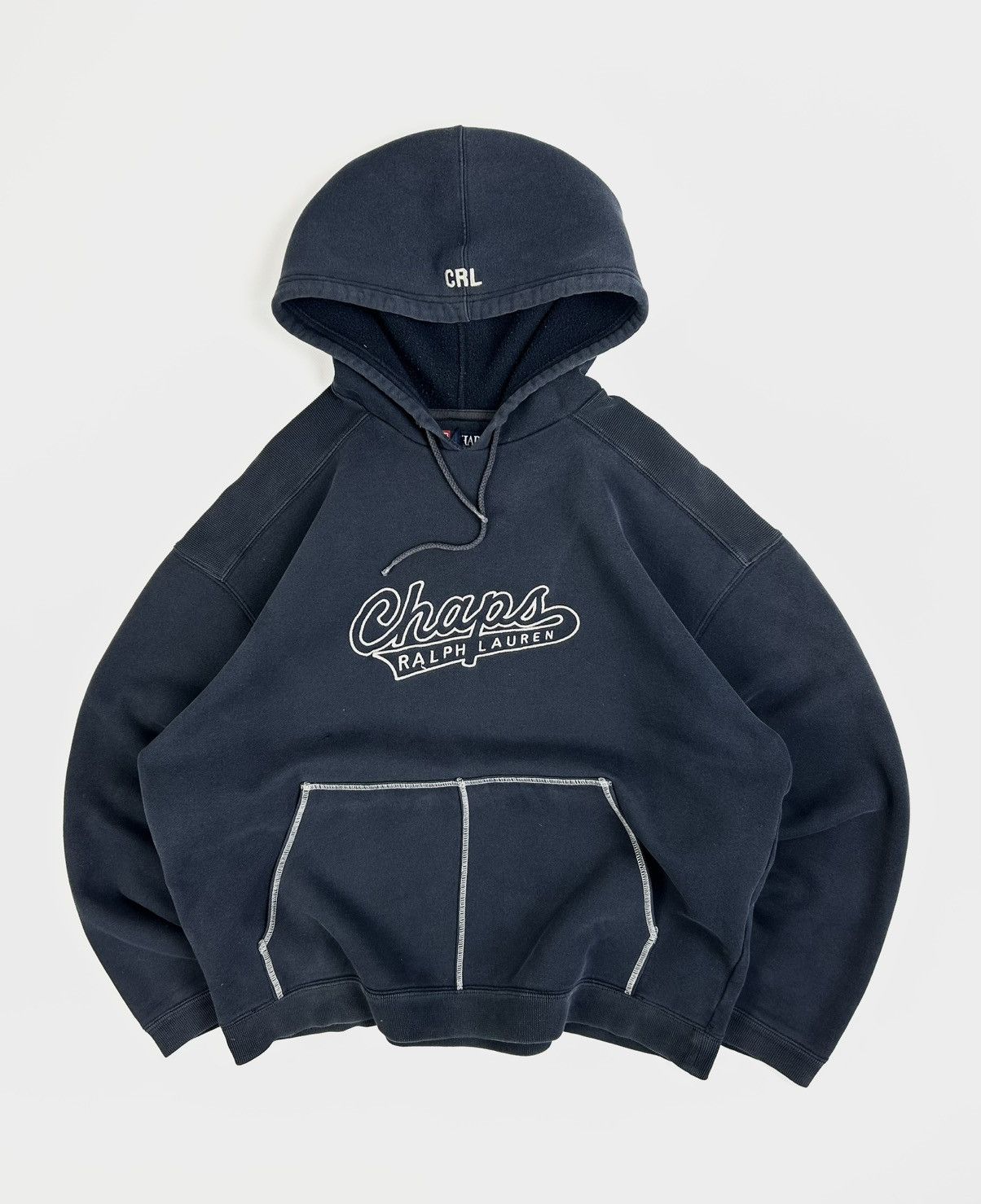 Chaps Ralph Lauren Vintage Ralph Lauren Chaps Rare Baggy Hoodie Y2k Size US L / EU 52-54 / 3 - 1 Thumbnail