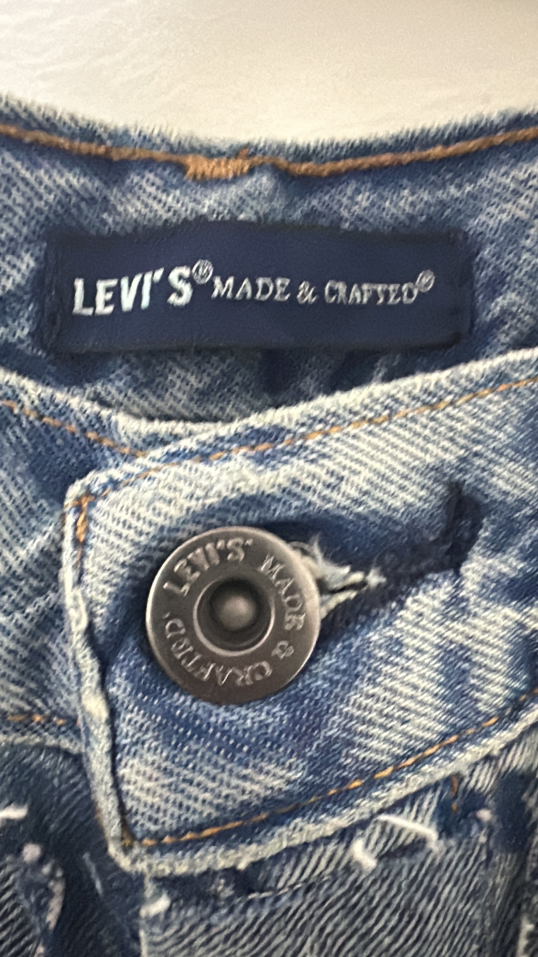 Levi's Made & Crafted Levis Made And Crafted High Rise Straight Jeans 29/32 Size US 29 - 6 Thumbnail