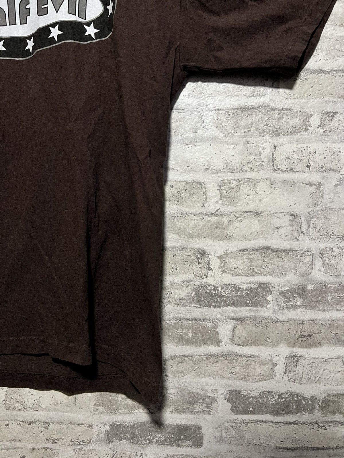 Half Evil HALF EVIL - EVIL OVAL TEE (BROWN) MEDIUM Size US M / EU 48-50 / 2 - 7 Thumbnail