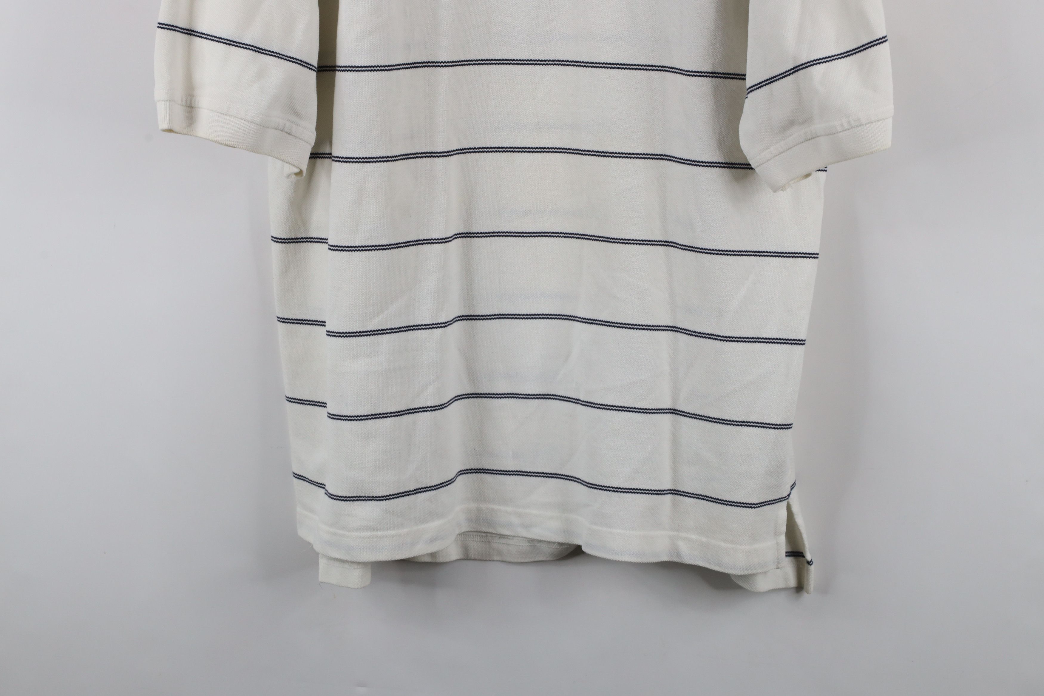 Tommy Hilfiger × Vintage Vintage Tommy Hilfiger Golf Logo Striped Collared Polo Shirt Size US XL / EU 56 / 4 - 3 Thumbnail