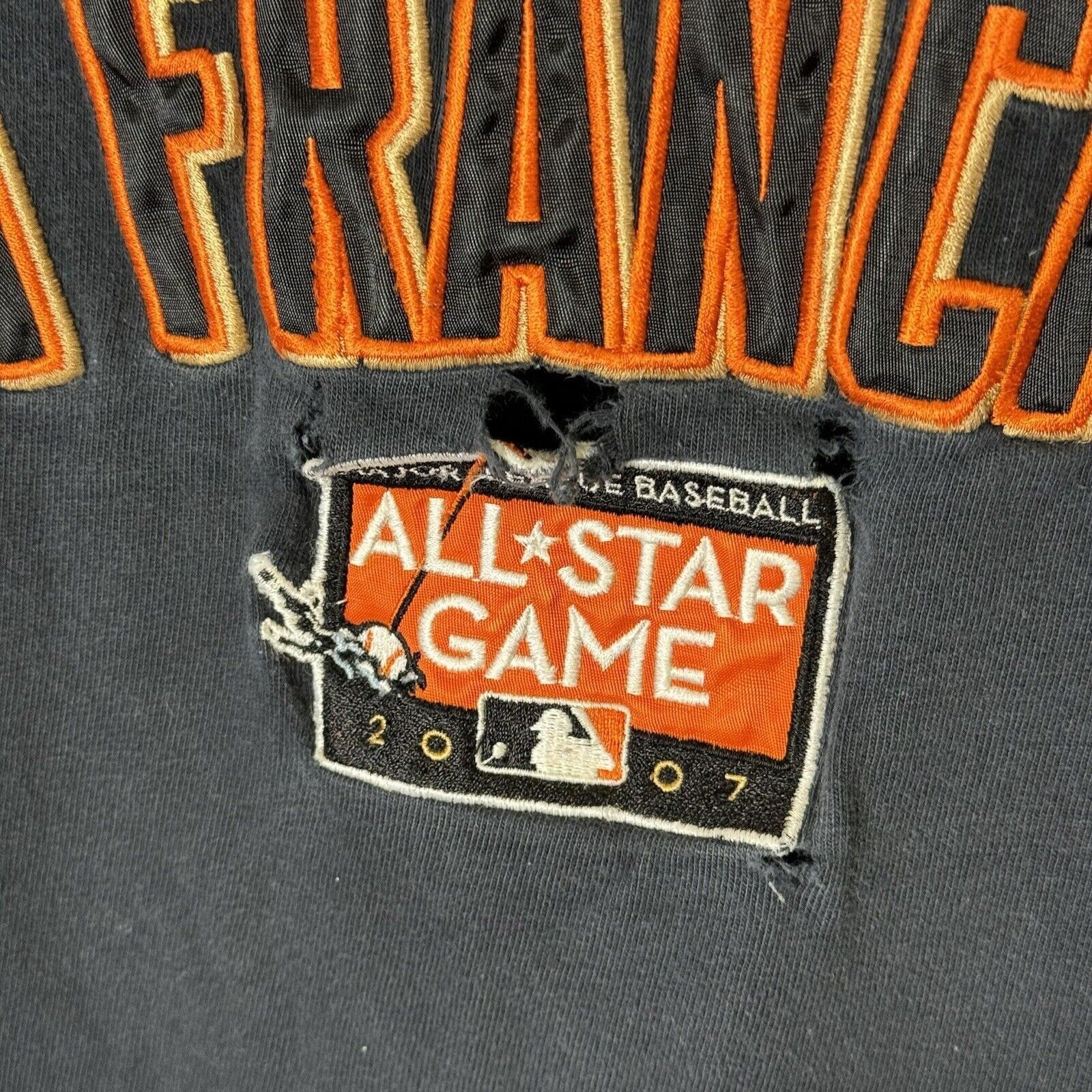 MLB Vintage San Francisco Giants Nike T Shirt Mens L Black Long Size US L / EU 52-54 / 3 - 5 Thumbnail