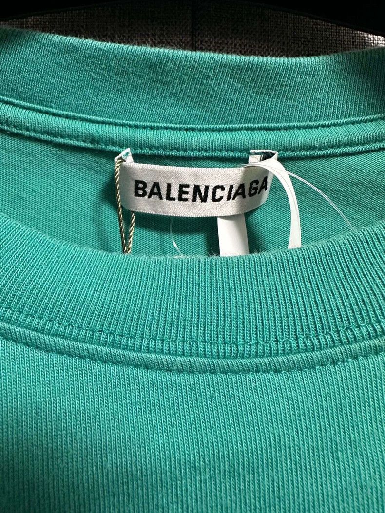 Balenciaga Balenciaga Letter Printed Crewneck Short Sleeve T-Shirt Si Size US M / EU 48-50 / 2 - 3 Thumbnail