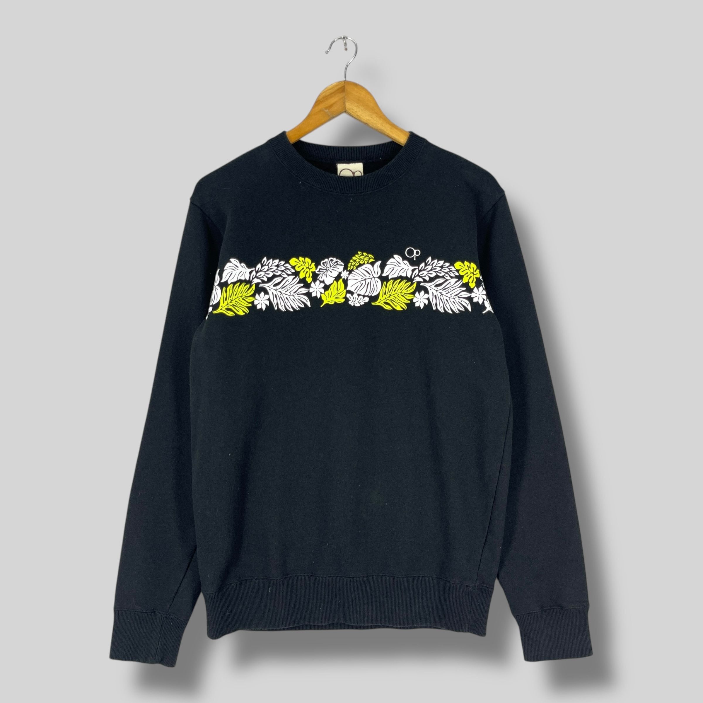Ocean Pacific Vintage OCEAN PACIFIC Aloha Tropical Printed Sweatshirt Size US M / EU 48-50 / 2 - 1 Thumbnail