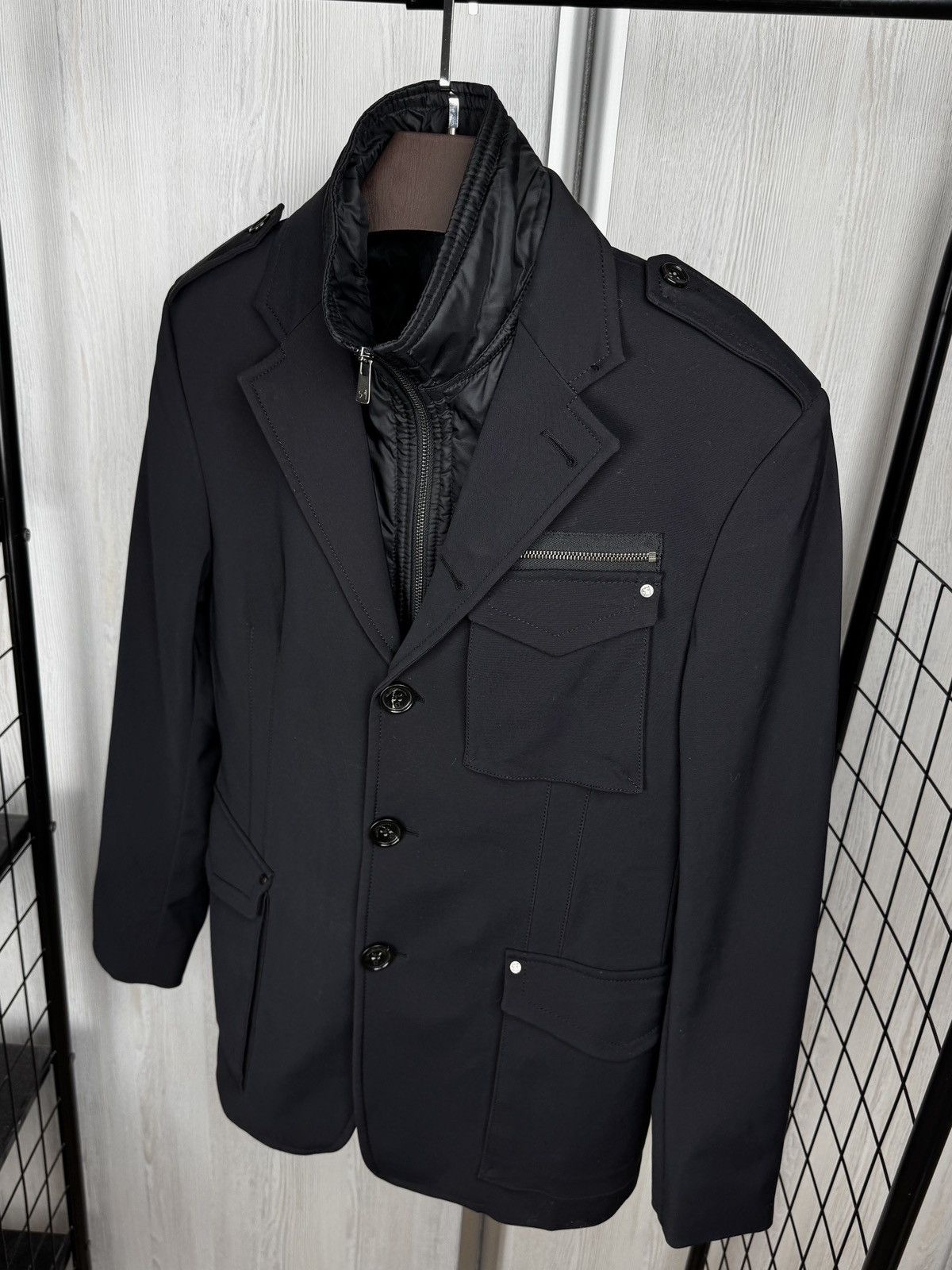 Montecore Montecore black nylon cotton lined jacket blazer sz 48 Size US M / EU 48-50 / 2 - 7 Thumbnail