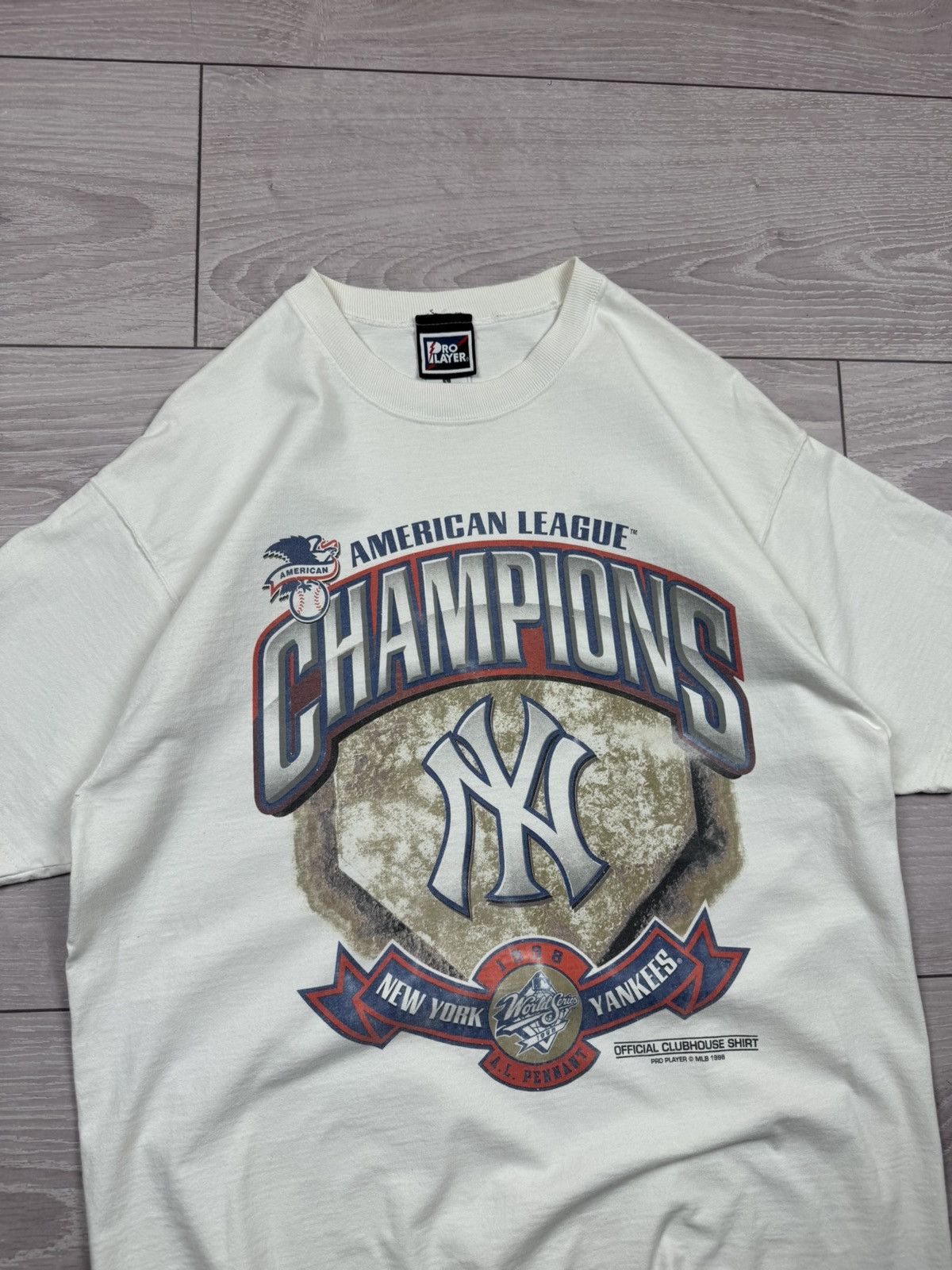 MLB NY Yankees VTG Pro Player 1998 Champions Clubhouse T shirt Size US L / EU 52-54 / 3 - 3 Thumbnail