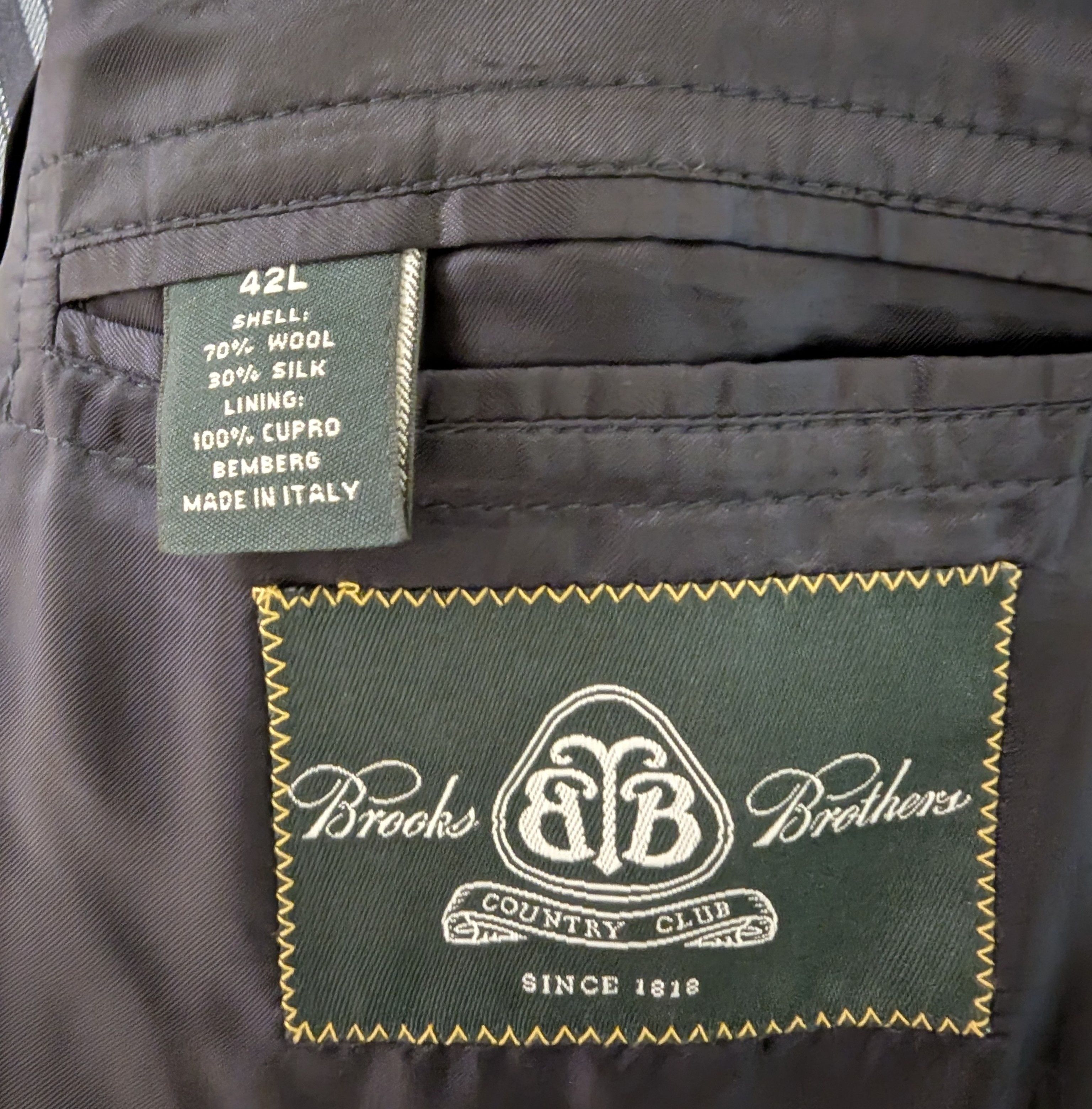 Brooks Brothers Brooks Brothers Country Club Striped Blazer Size 42L - 3 Thumbnail