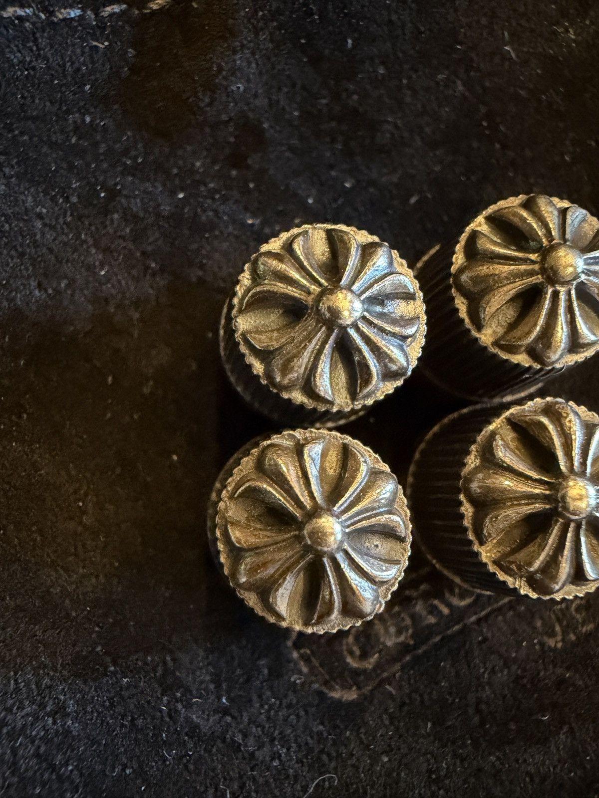 Chrome Hearts Chrome Hearts Sterling Silver Valve Cap Set Size ONE SIZE - 3 Thumbnail