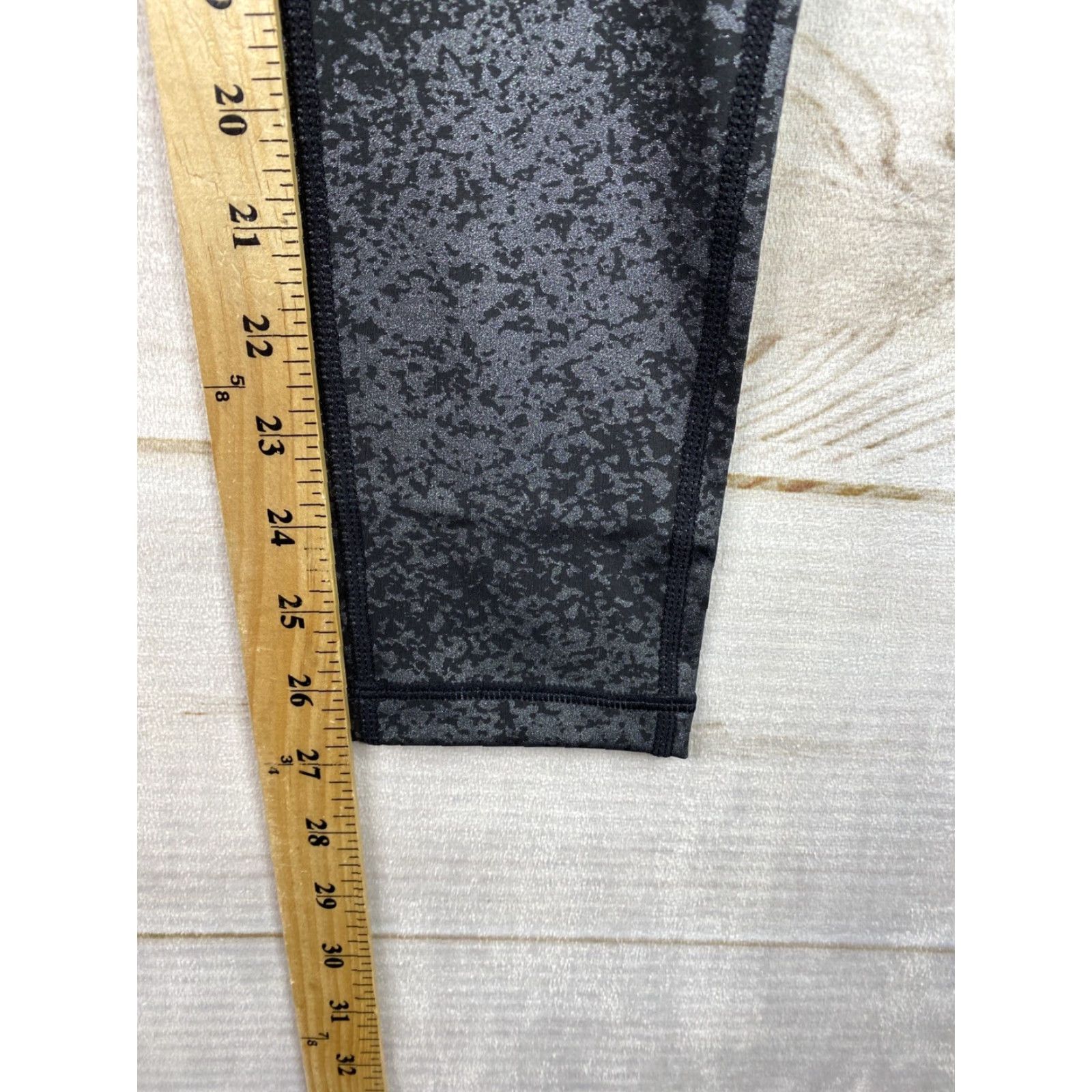Vintage Mono B Leggings Women's S Gray Black Shimmery High Waisted Yoga Running NWT Leggings Size 28" / US 6 / IT 42 - 6 Thumbnail