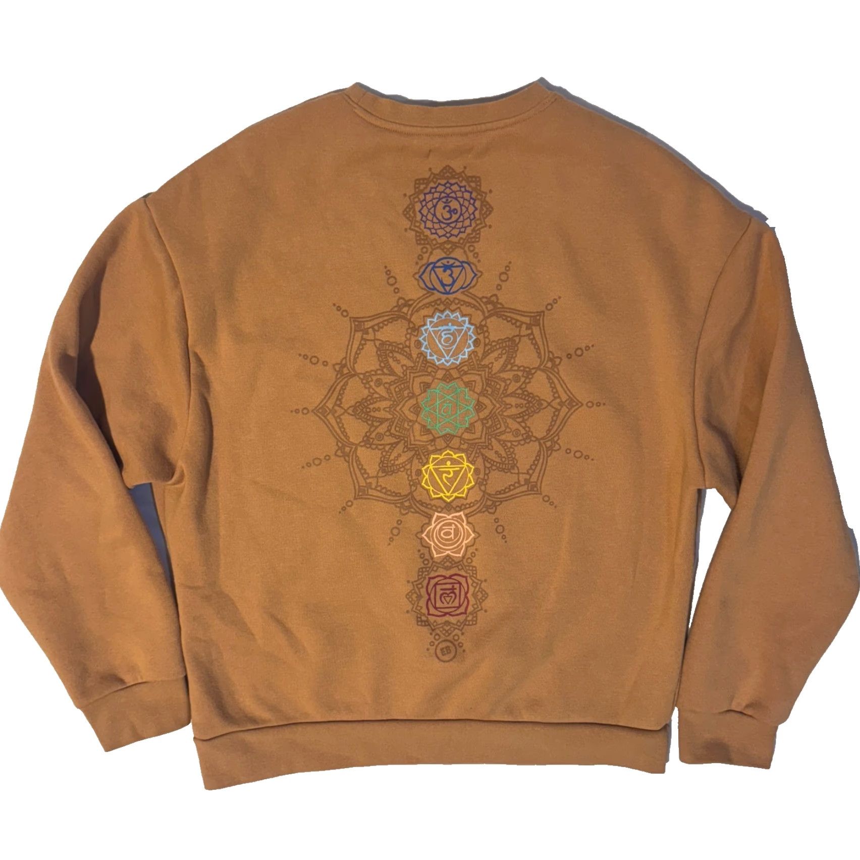 Vintage Earthbound Sweatshirt Small Hippie Boho Style Chakra Stay Balanced Size S / US 4 / IT 40 - 2 Thumbnail