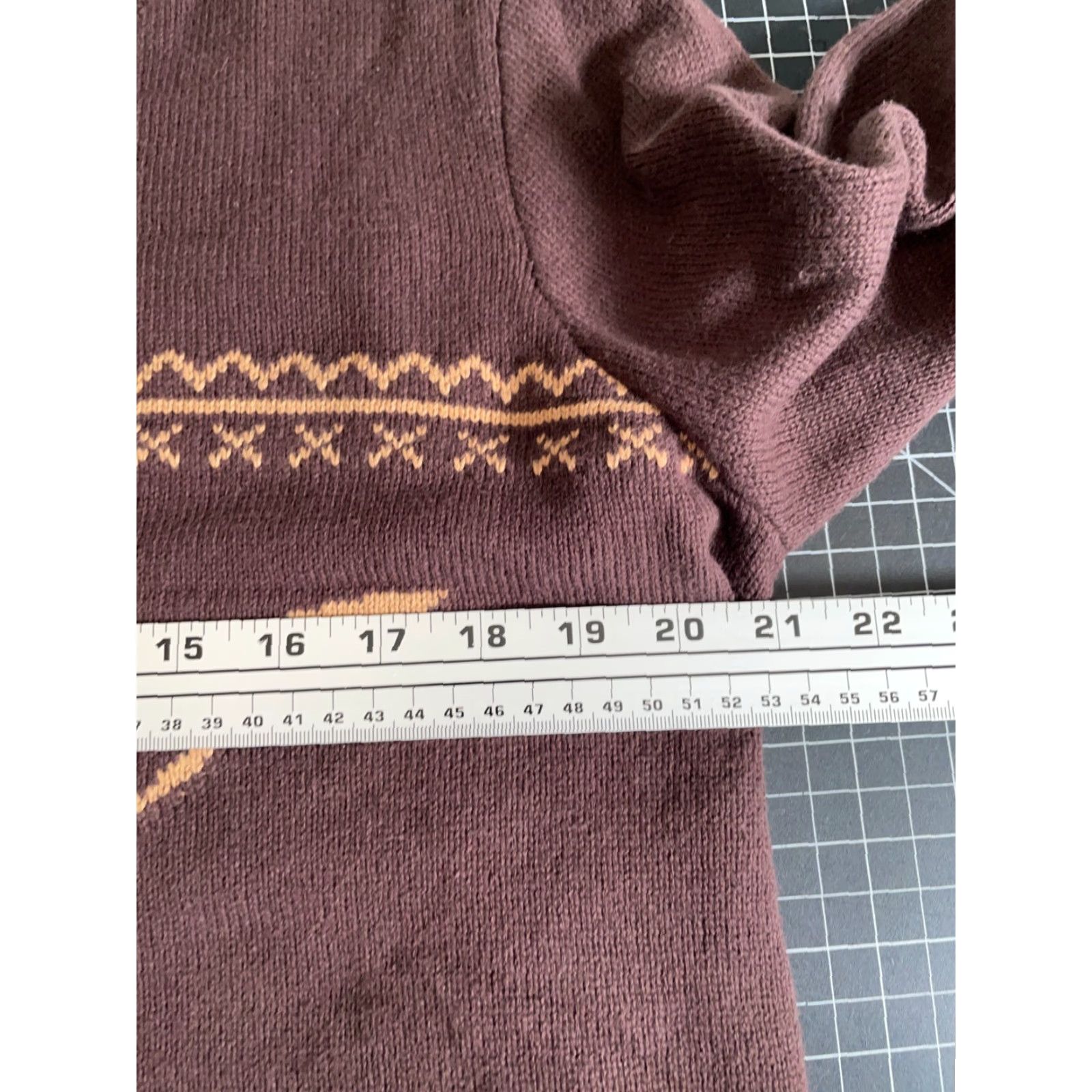Vintage Cotton & Rye Longhorn Sweater Women's XL Brown Crewneck Western Knit Pullover Casual Size XL / US 12-14 / IT 48-50 - 5 Thumbnail