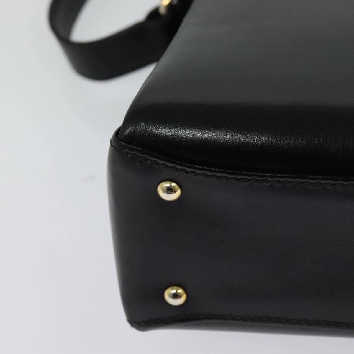 Gucci GUCCI Shoulder Bag Leather Black Gold Size ONE SIZE - 15 Thumbnail