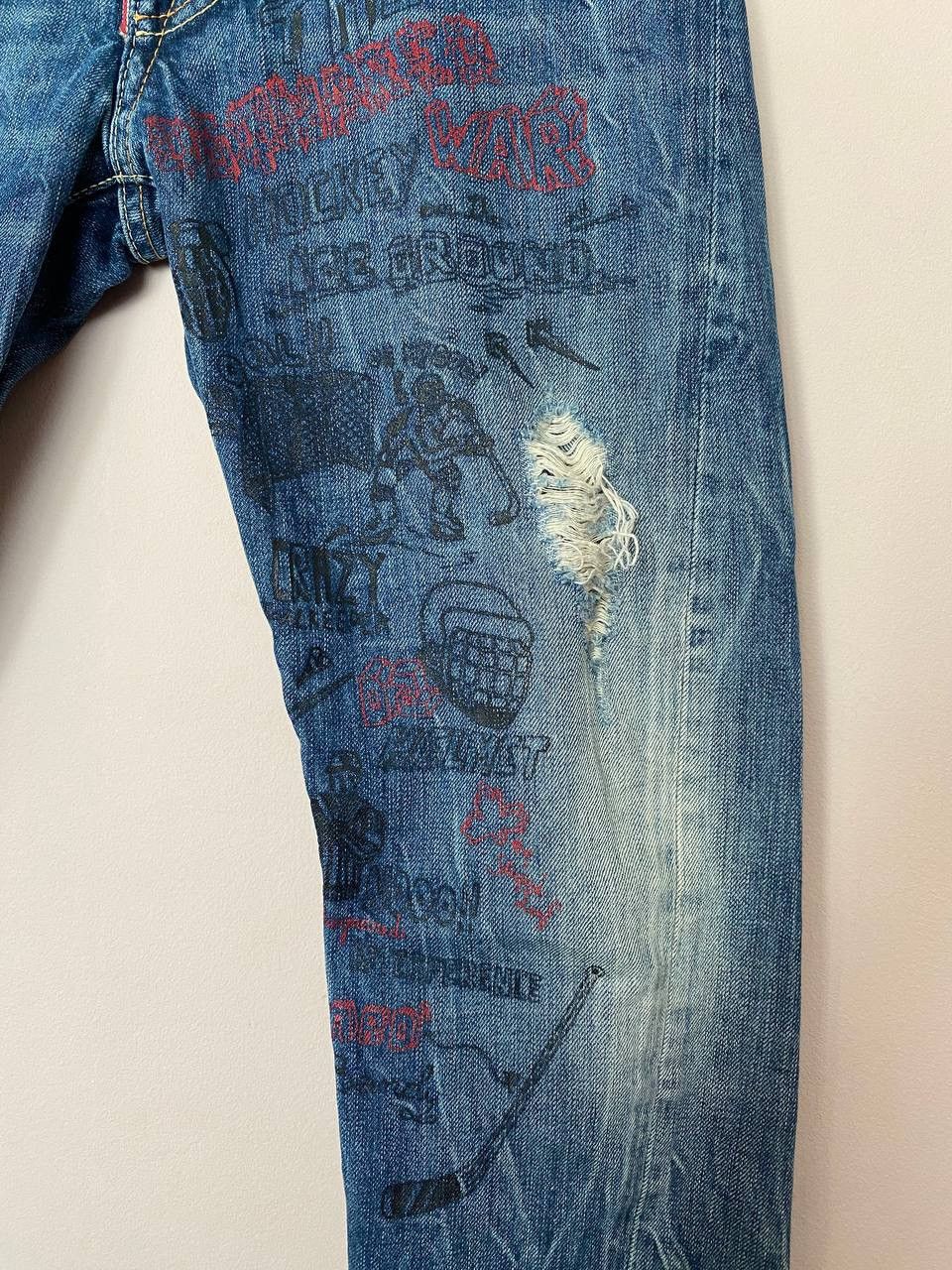 Dsquared2 🔥 Dsquared2 JEANS BIG LOGO RARE Size US 32 / EU 48 - 2 Thumbnail