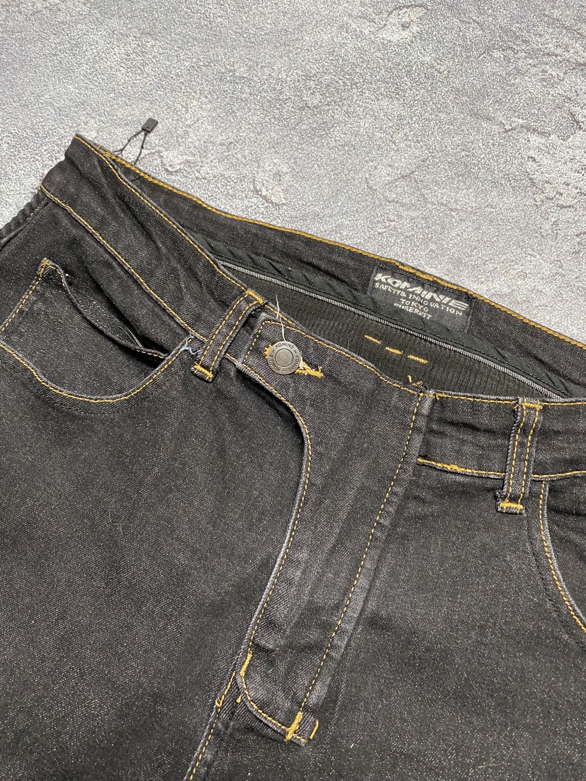 Japanese Brand × Vintage Komine jeans biker size Xl Size US 34 / EU 50 - 3 Thumbnail