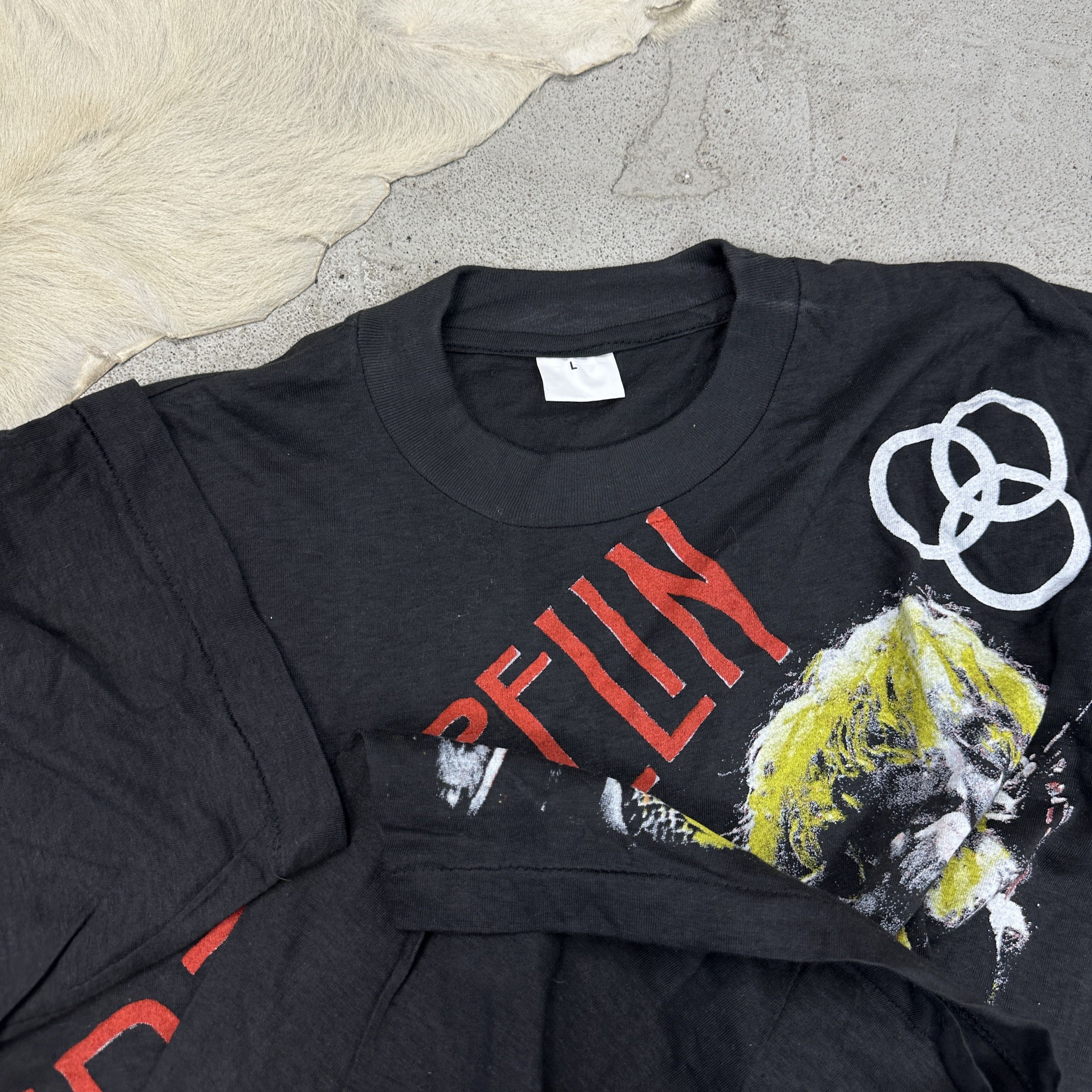 Led Zeppelin × Vintage Vintage Grunge Band tee Led Zeppelin T-shirt 00s Size US L / EU 52-54 / 3 - 3 Thumbnail