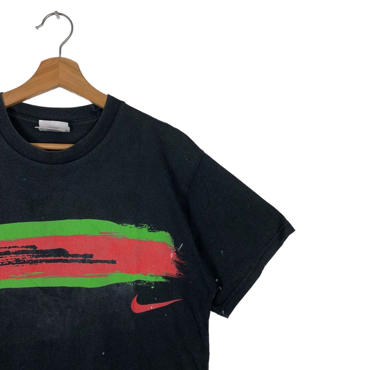 Nike 🔥Vintage 2000 Nike Big Swoosh Tee Y2K Streetwear Size US S / EU 44-46 / 1 - 6 Thumbnail