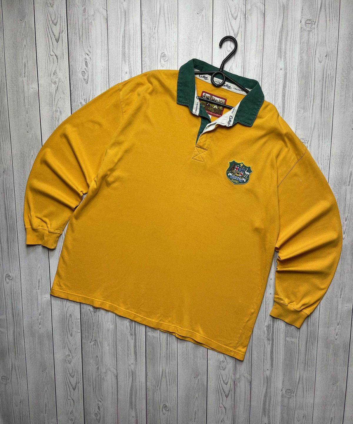 Vintage Vintage Australia rugby jersey yellow size XXL logo Size US XXL / EU 58 / 5 - 1 Thumbnail