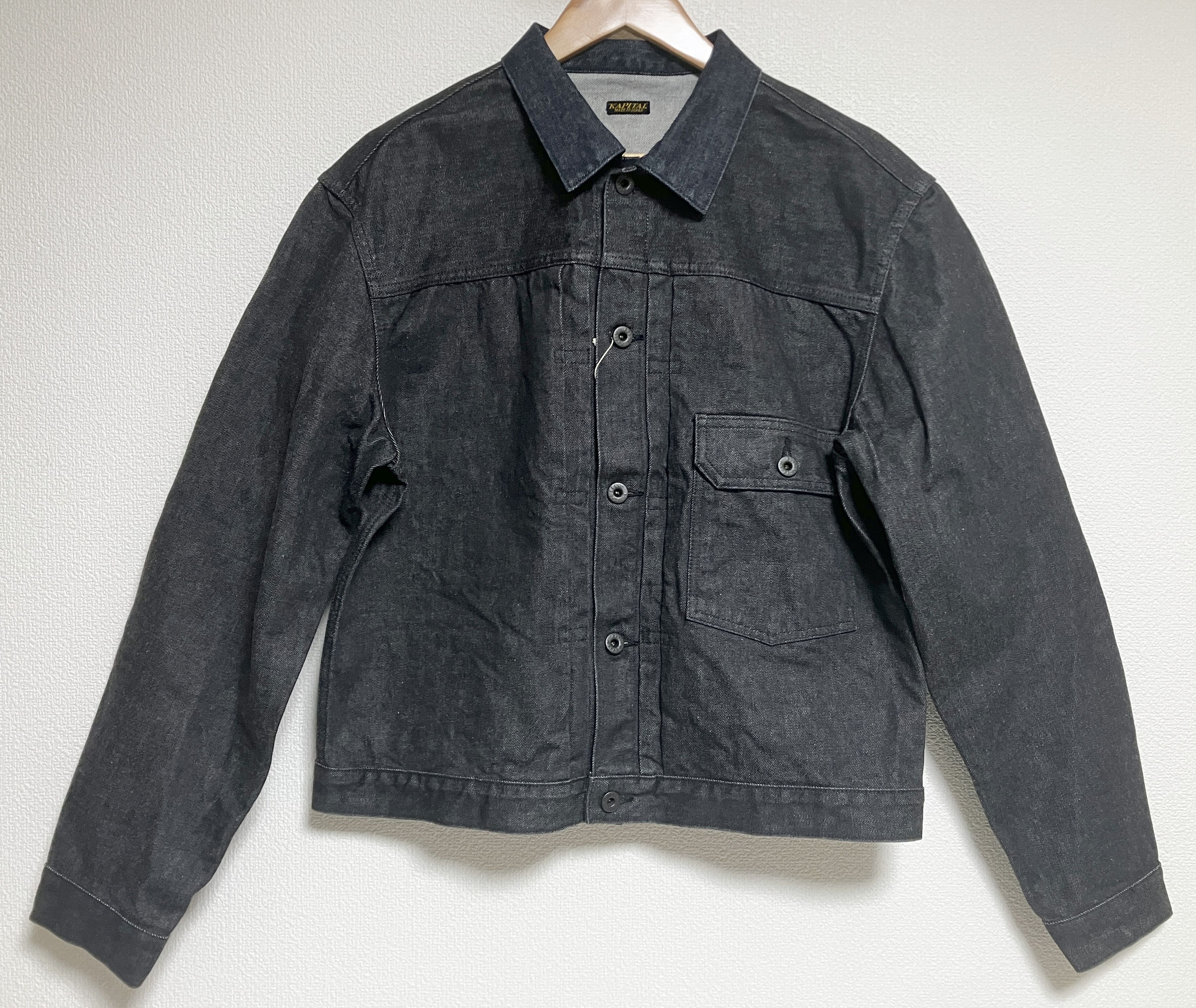 Kapital KAPITAL 14oz black denim 1ST JKT jacket brand new L Size US L / EU 52-54 / 3 - 1 Thumbnail