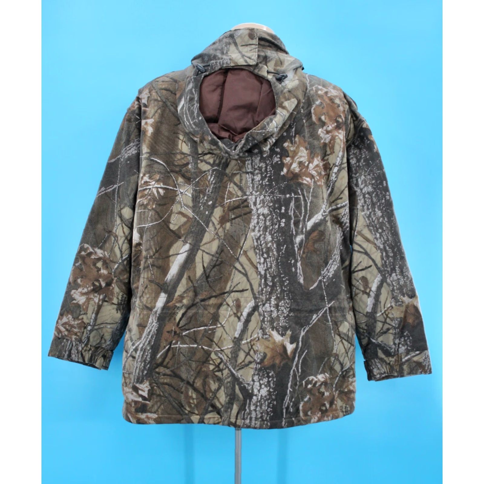 Vintage Hodgman Hunting Jacket Men’s VTG NOS 90s Fleece Camo Waterproof Sz L 1990s Brown"} Size US L / EU 52-54 / 3 - 2 Thumbnail
