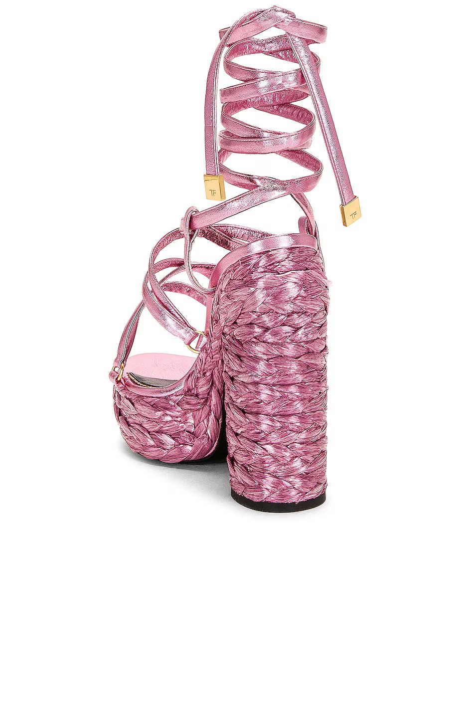 Tom Ford o1w1db11224 W3233 Sandals in Pink Size US 8 / IT 38 - 3 Thumbnail