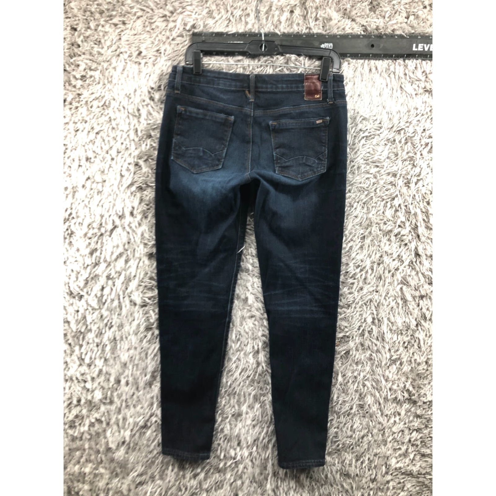 Cult Of Individuality Cult of Individuality ZEN Curvy Slim Skinny Jeans Dark Wash Blue Size 30 Jeans Women Slim Blue 30 Inseam 30 Size 30" / US 8 / IT 44 - 5 Thumbnail