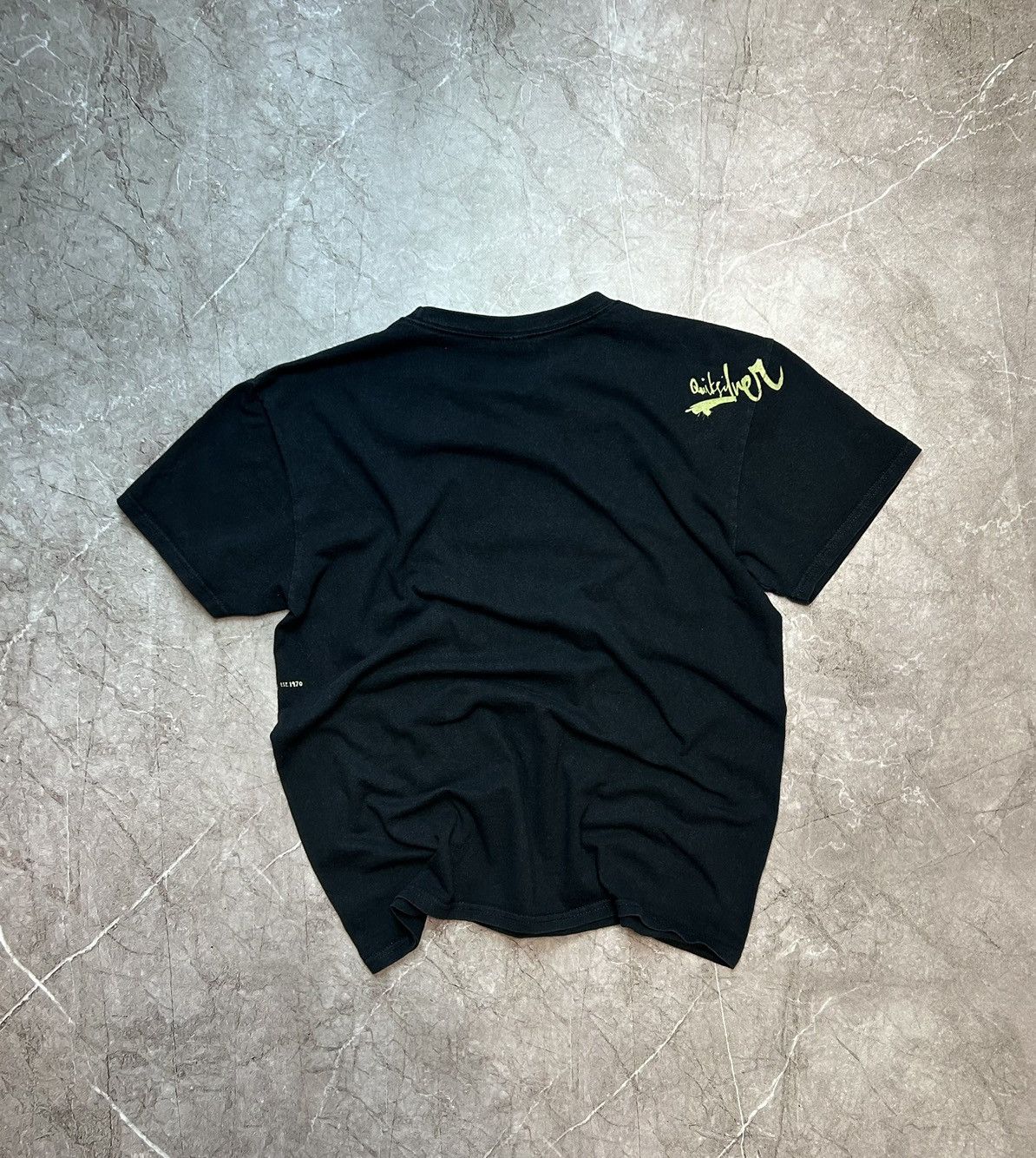 Quiksilver × Vintage Vintage Quiksilver T-shirt Black Rare Size US L / EU 52-54 / 3 - 4 Thumbnail