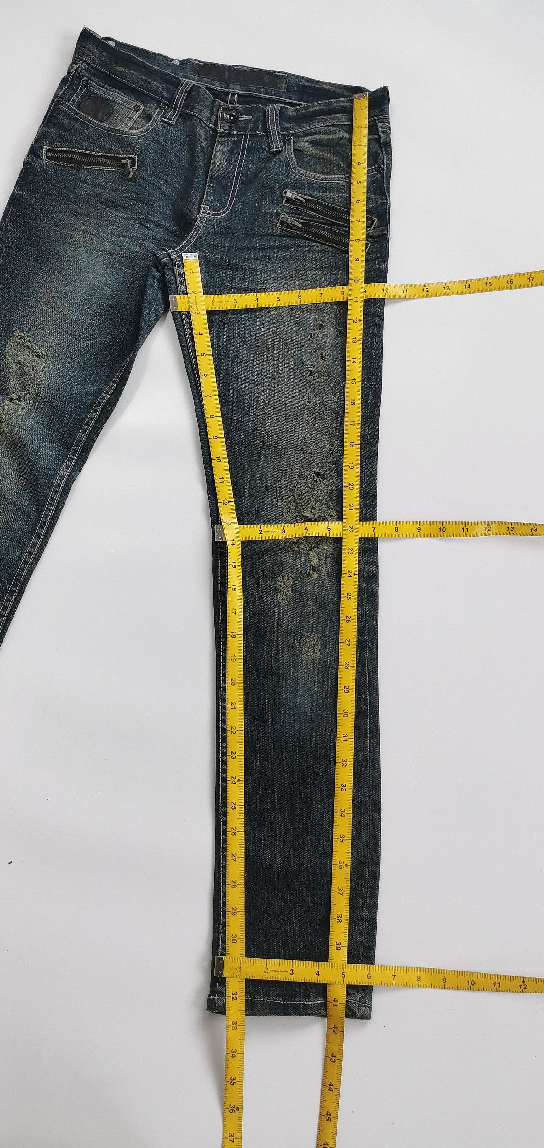 Tornado Mart Apestein Seditionaries Zipper Pocket Jeans Size US 30 / EU 46 - 10 Thumbnail