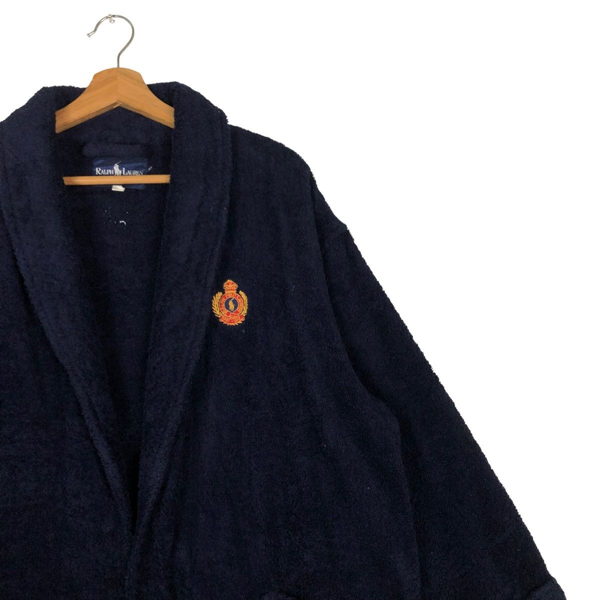 Japanese Brand 🔥VINTAGE RALPH LAUREN LONG BATHROBE BIG LOGO Size US M / EU 48-50 / 2 - 4 Thumbnail