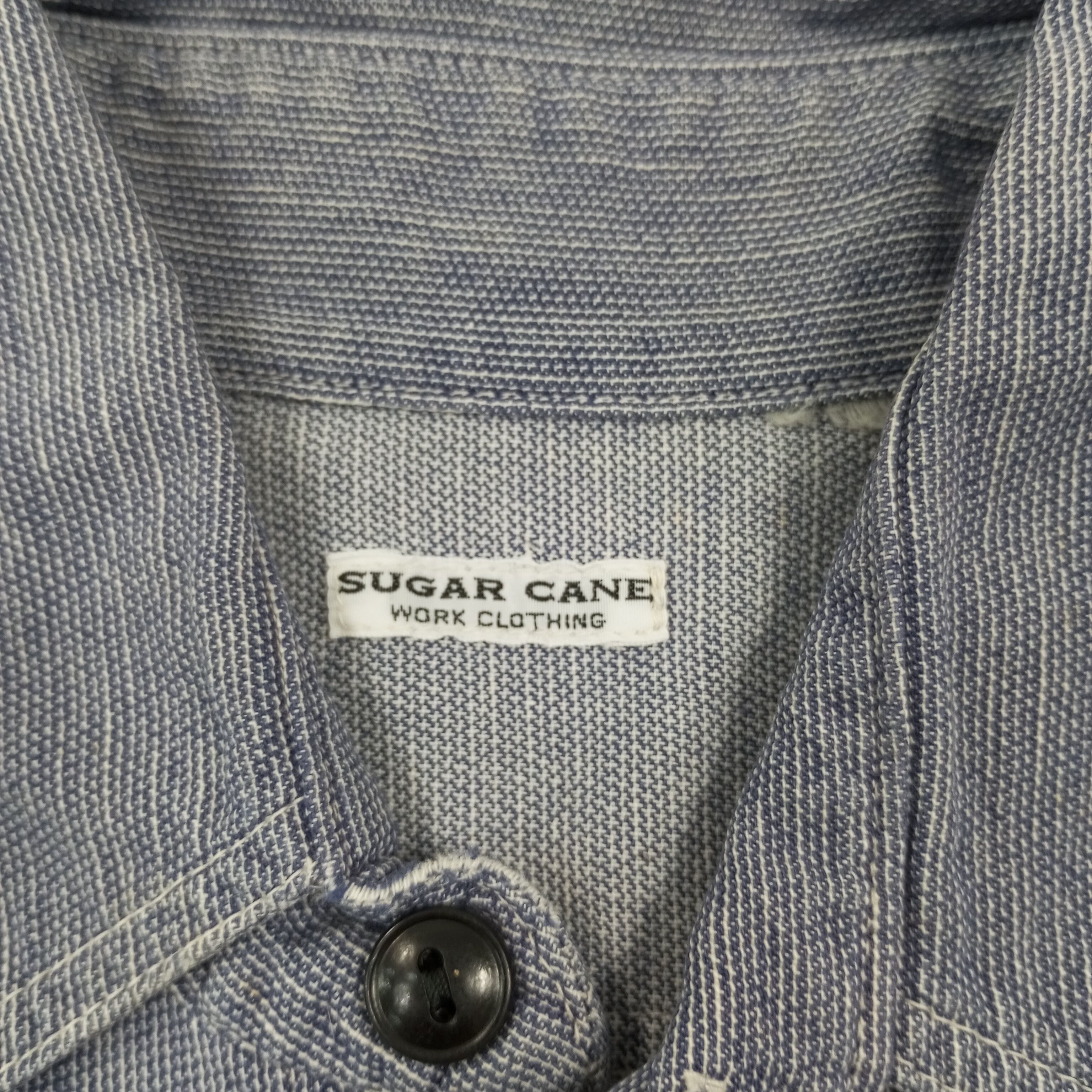 Japanese Brand × Sugar Cane × Vintage Sugar Cane Japanese Brand Half Zipper Shirt Style Size US L / EU 52-54 / 3 - 5 Thumbnail