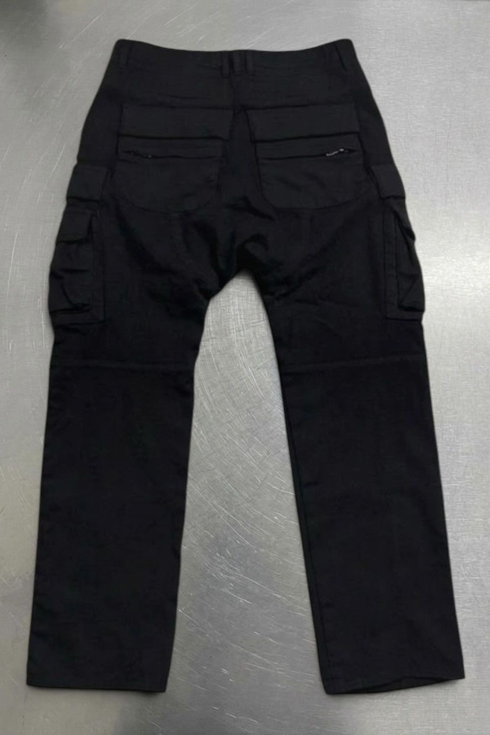 Balmain × H&M Balmain X H&M Wool Biker Cargo Pants Black Size 31 Size US 31 - 2 Thumbnail