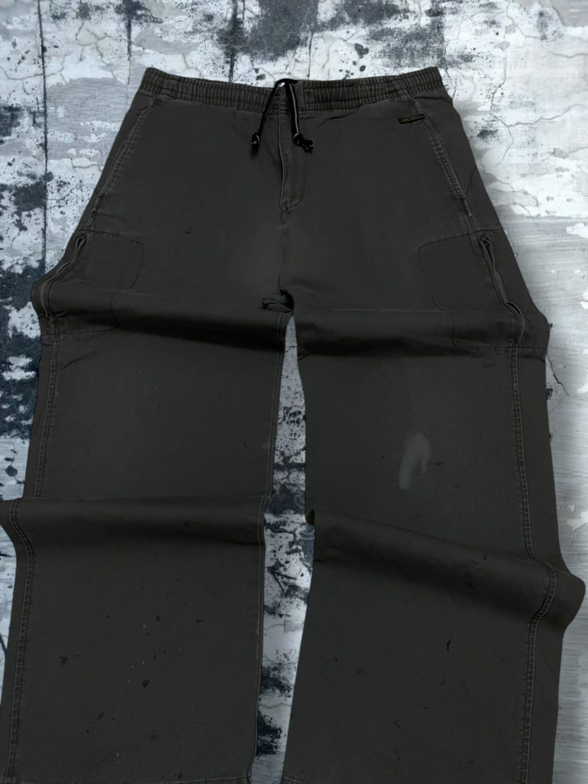 Nike Vintage Designer Nike Distressed Splash Work Casual Pant Size US 33 - 4 Thumbnail