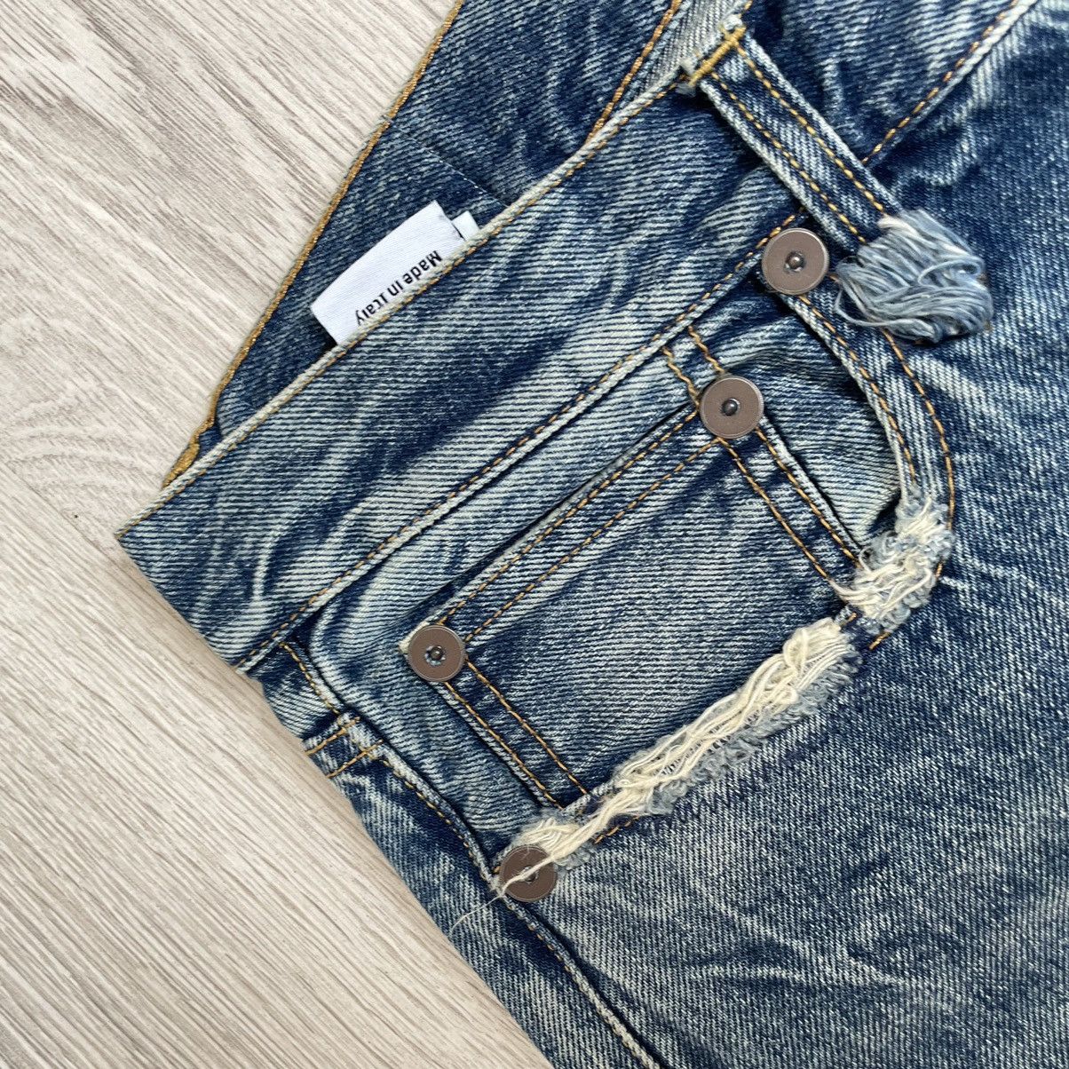 R13 R13 Boyfriend Jeans Dirty Kelly 22/23 Size 33" - 7 Thumbnail