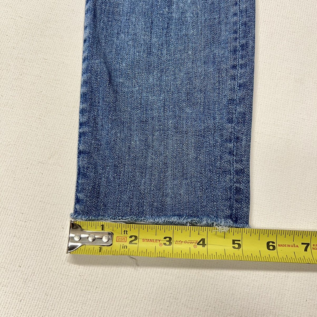 MOTHER Mother Jeans The Stunner Ankle Fray Graffiti Girl Distressed Size 24" / US 00 / IT 34 - 18 Thumbnail